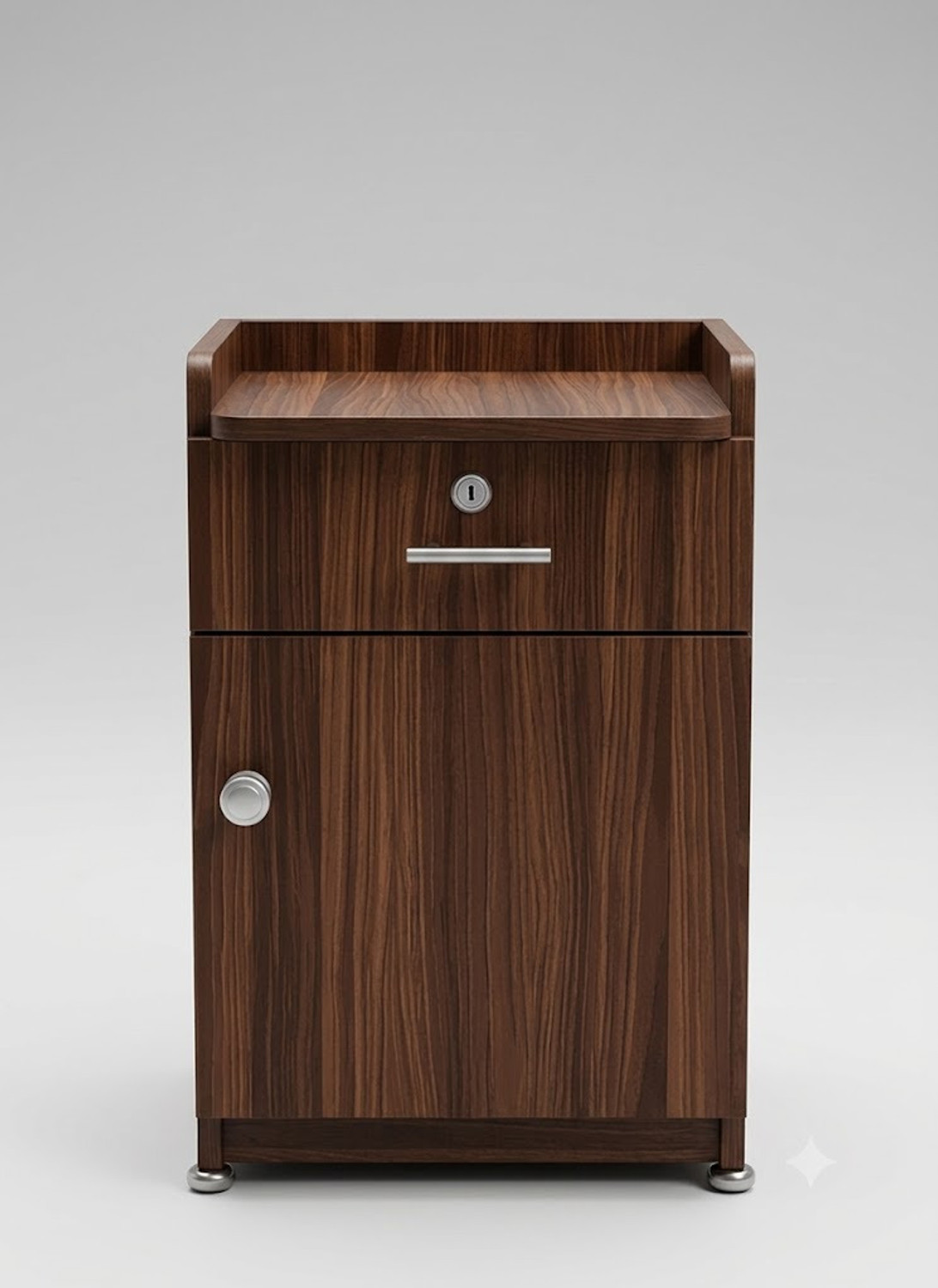 Image of Oak Engineered Wood Free Standing Cabinet