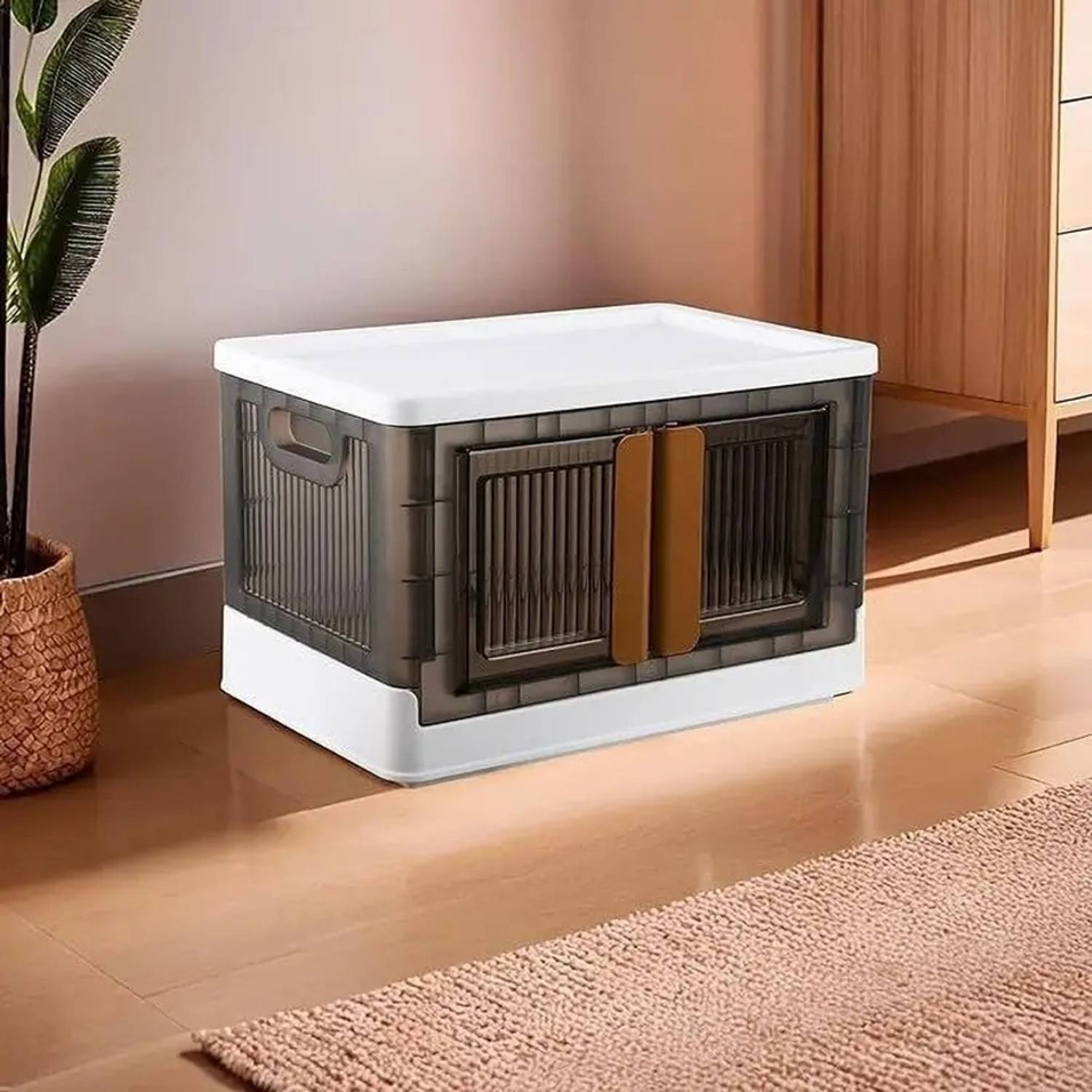 LUXEHOME Multipurpose Folding Cabinet Storage Organizer