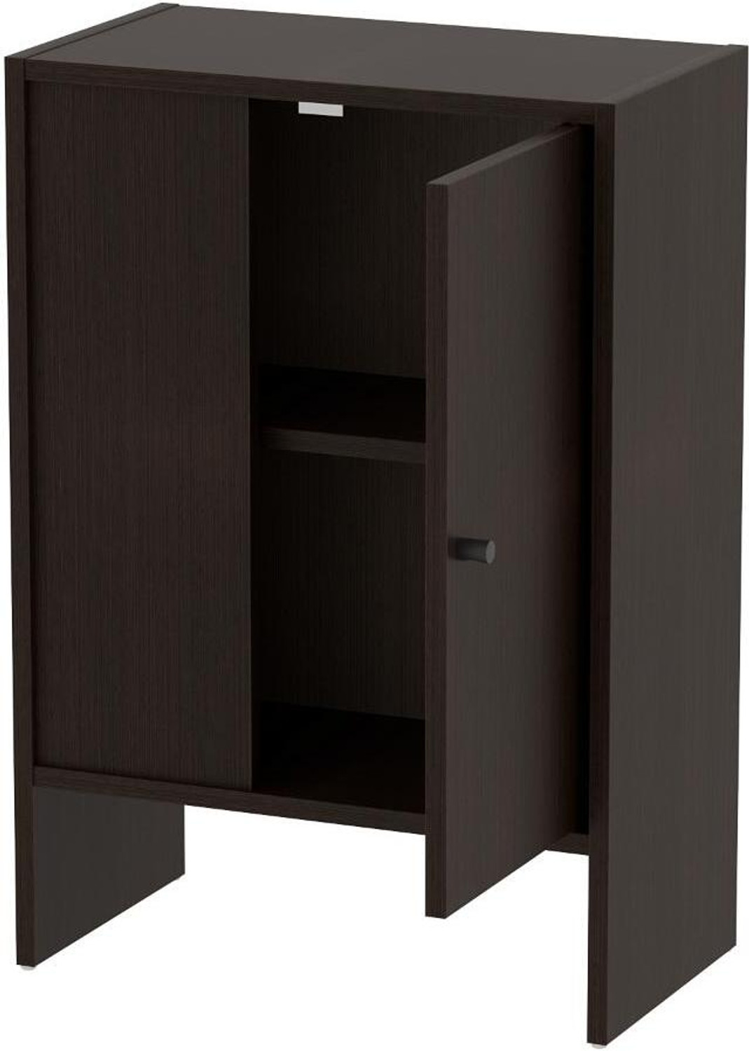 Image of Wakefit Almeida Engineered Wood Free Standing Cabinet (Finish Color - Wenge, Door Type- Folding, Knock Down)