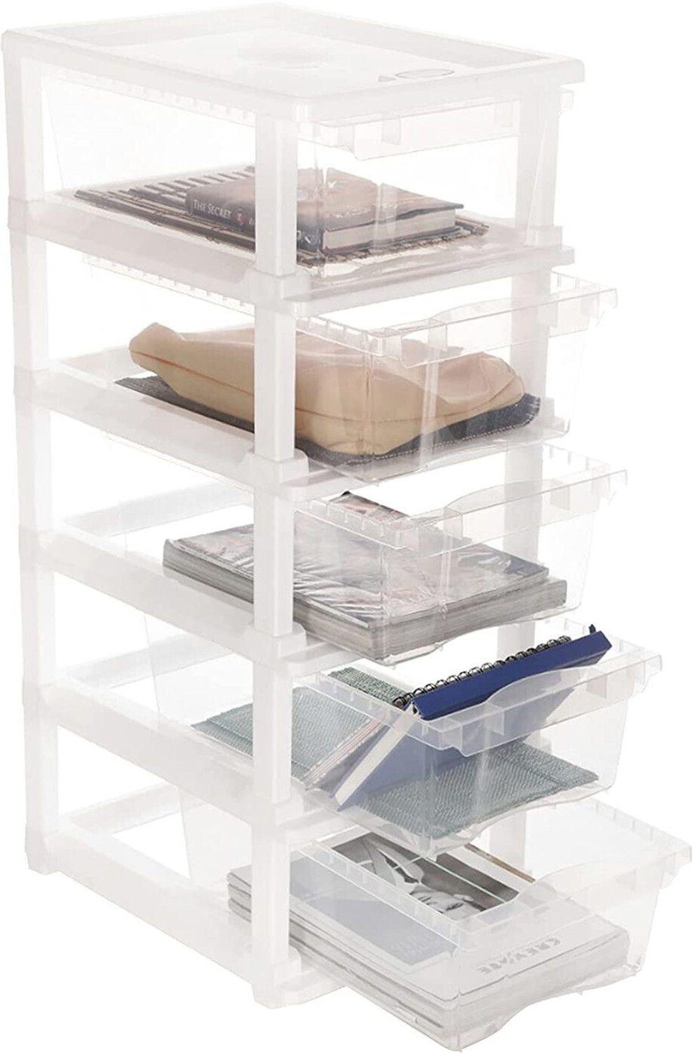 Image of Cutting EDGE Small Modular Drawer Set for Office, Hospital, Parlour, School, Doctors, & Home Plastic Free Standing Chest of Drawers