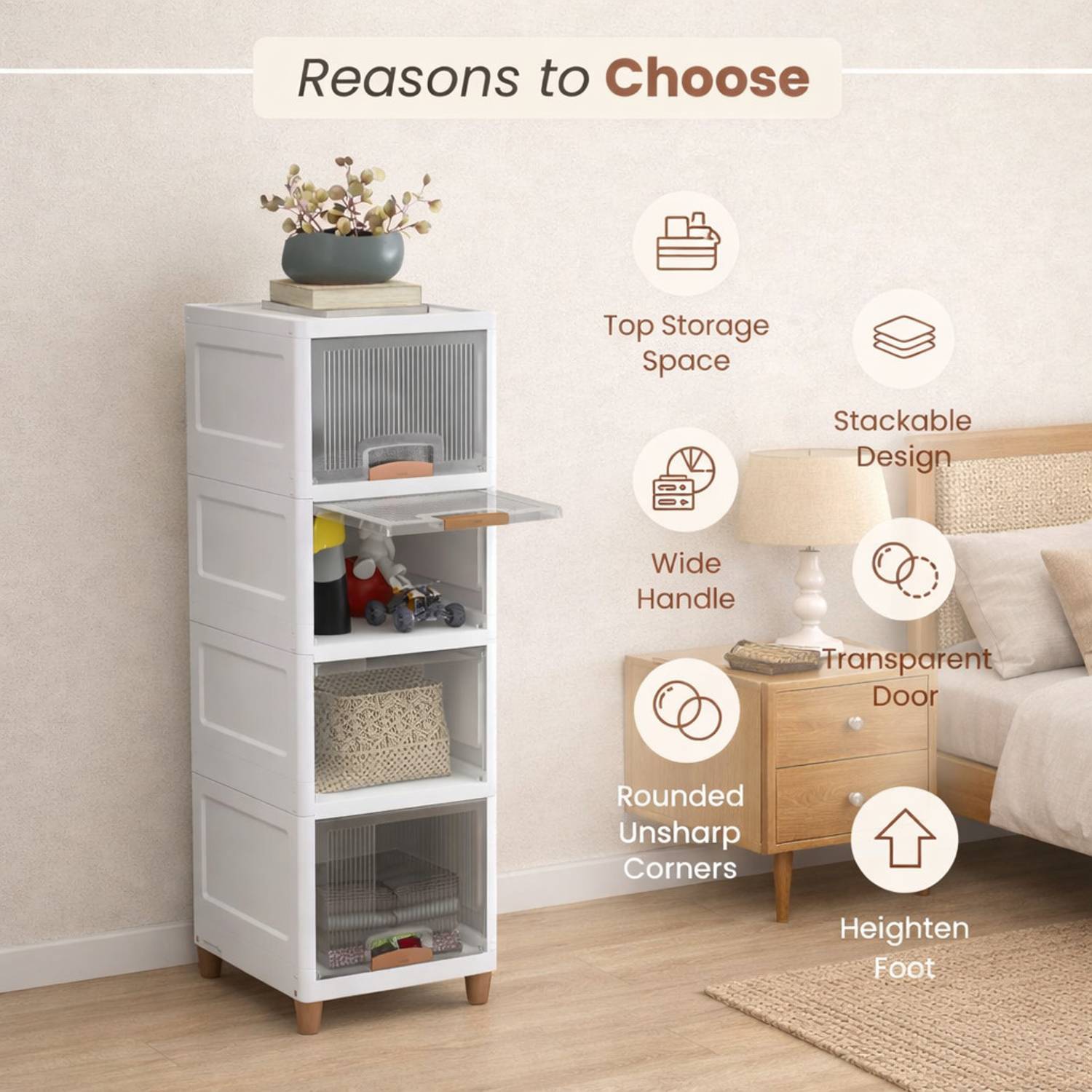 Velfree Plastic Wardrobe Organizer - Image 4