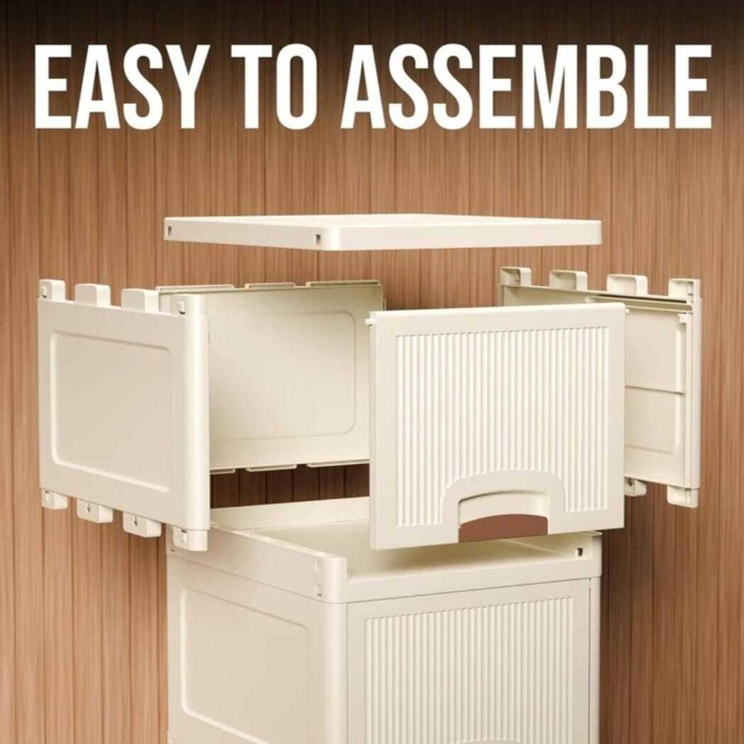 ADMIN INDUSTRIES CW 5 LAYER Plastic Free Standing Cabinet - Image 3