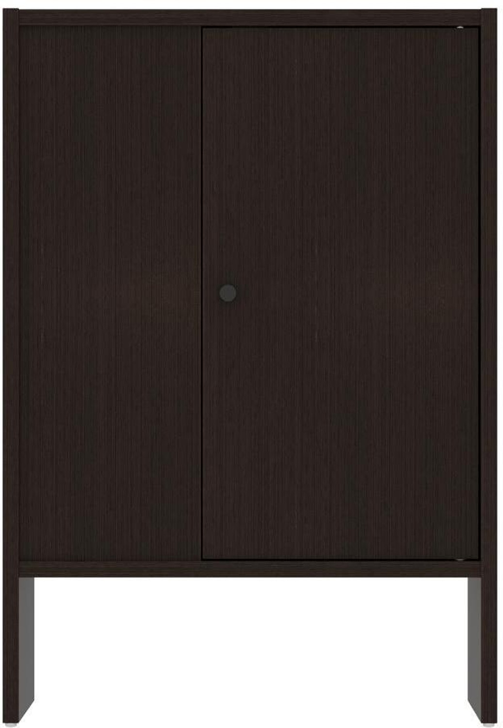 Image of Wakefit Almeida Engineered Wood Free Standing Cabinet (Finish Color - Wenge, Door Type- Folding, Knock Down)