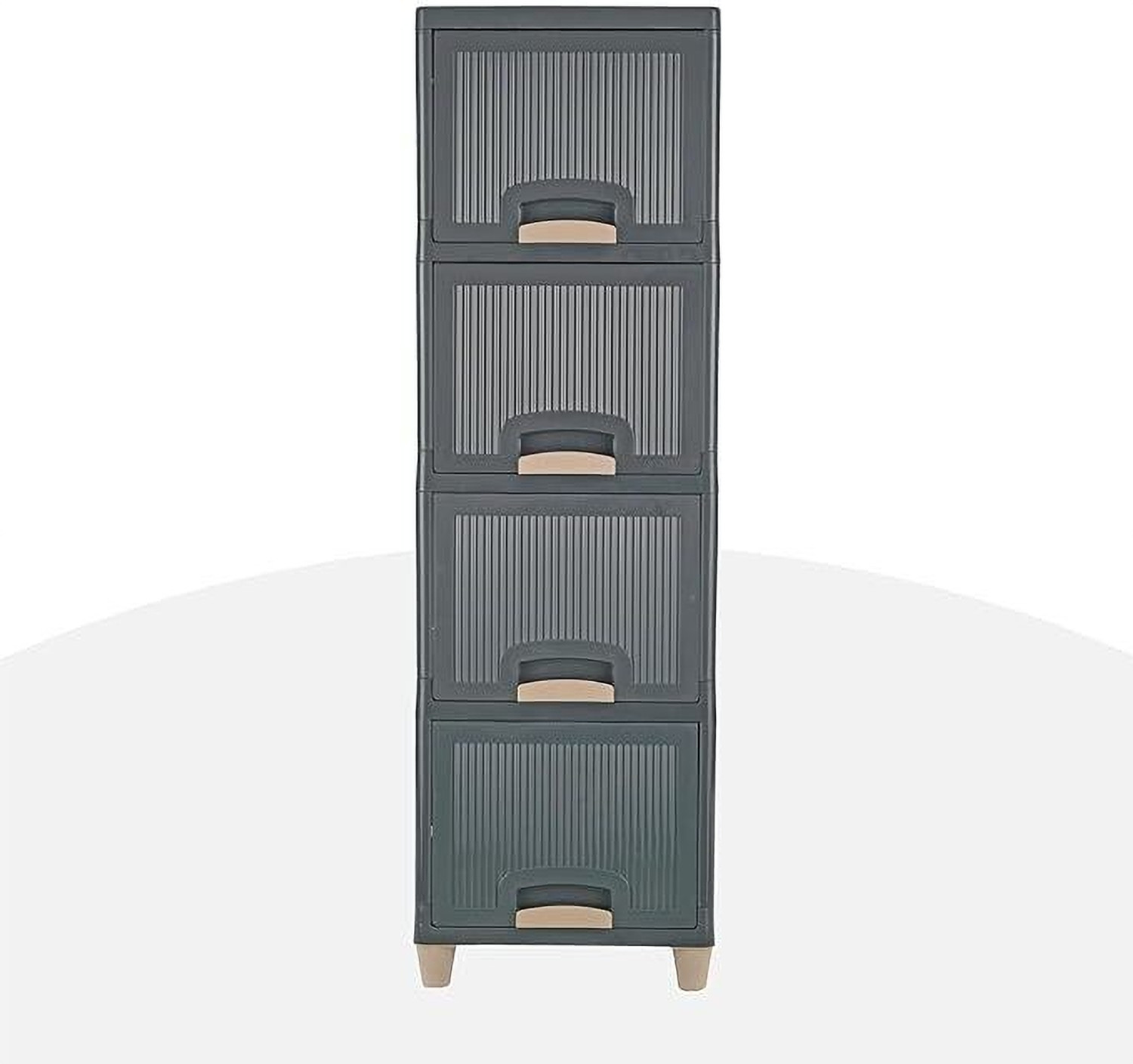 Image of Flipkart SmartBuy Foldable Cabinet Plastic Cupboard For Storage Plastic Modular Drawer Plastic Free Standing Cabinet