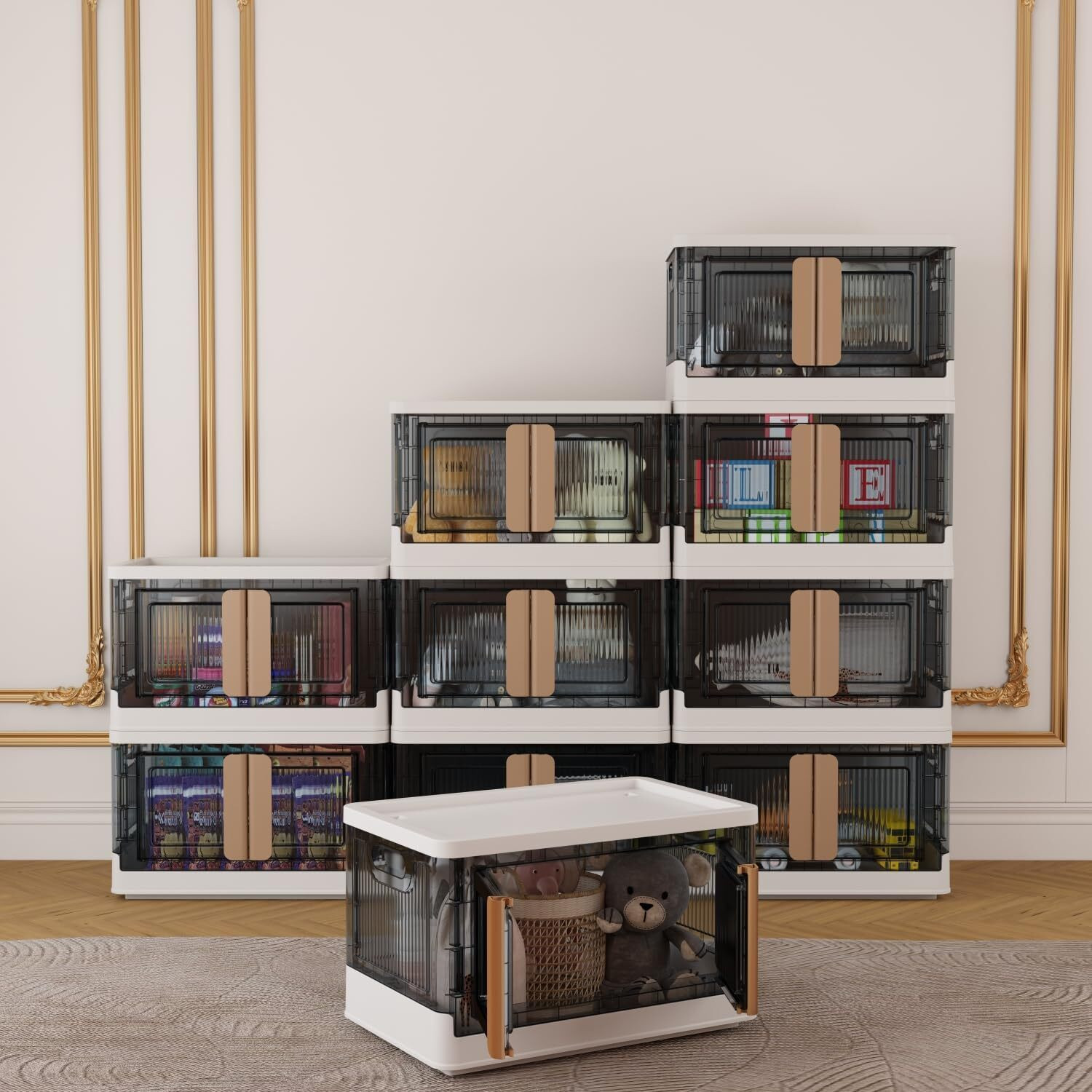 Image of FINWARE Plastic Free Standing Chest of Drawers