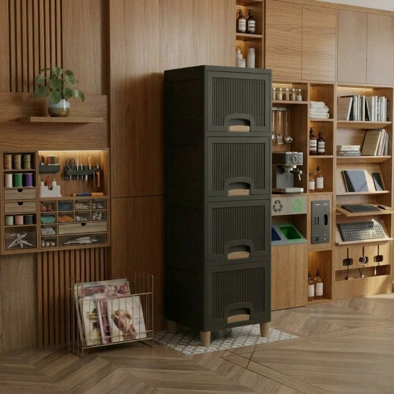 Image of MAXTID Plastic Drawer Cabinets most demanded Plastic Free Standing Cabinet Plastic Free Standing Cabinet