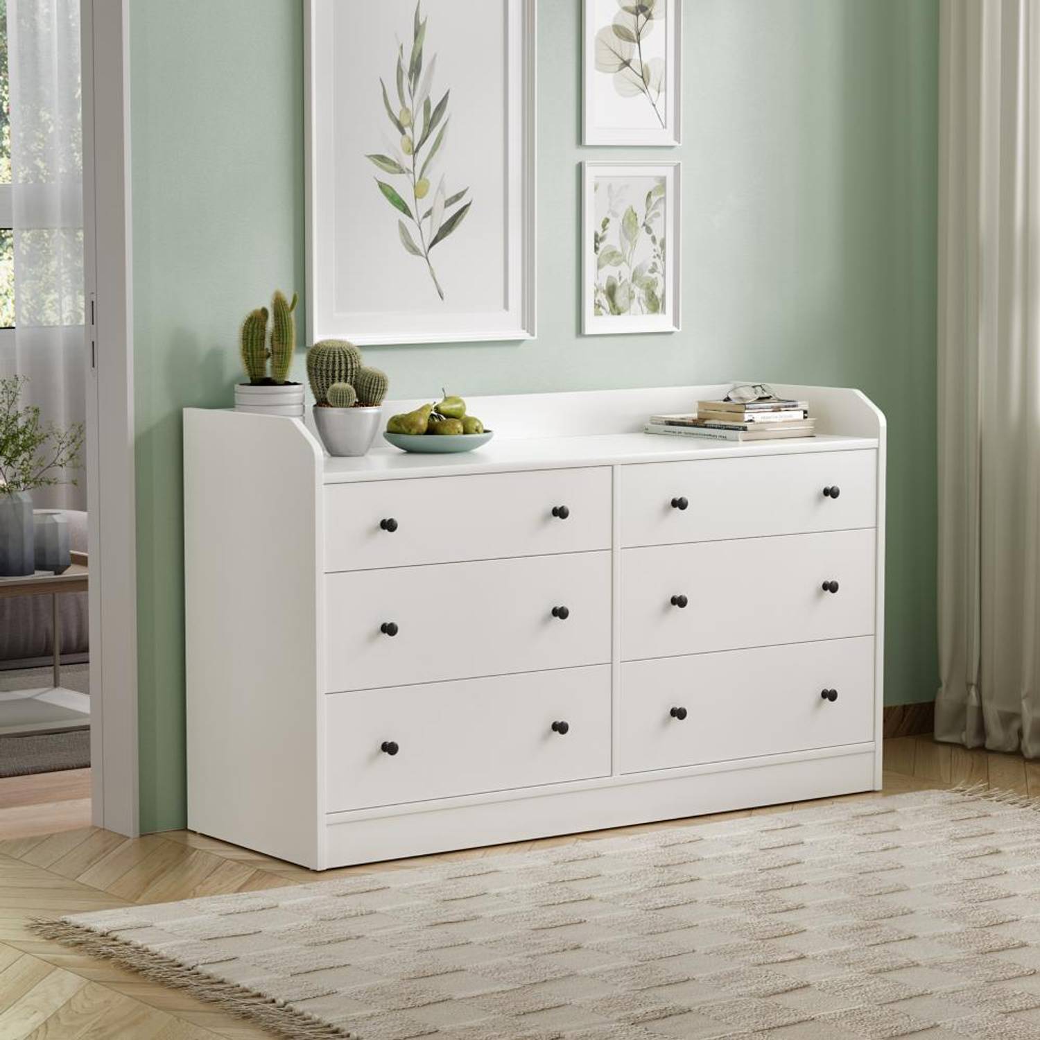 Wakefit Rossi Engineered Wood Free Standing Chest of Drawers (Fin