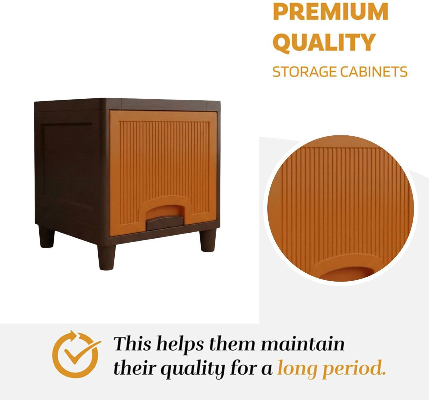 Image of MAXTID Multi Layer Plastic Drawer Unit for Storage Plastic Kitchen Trolley