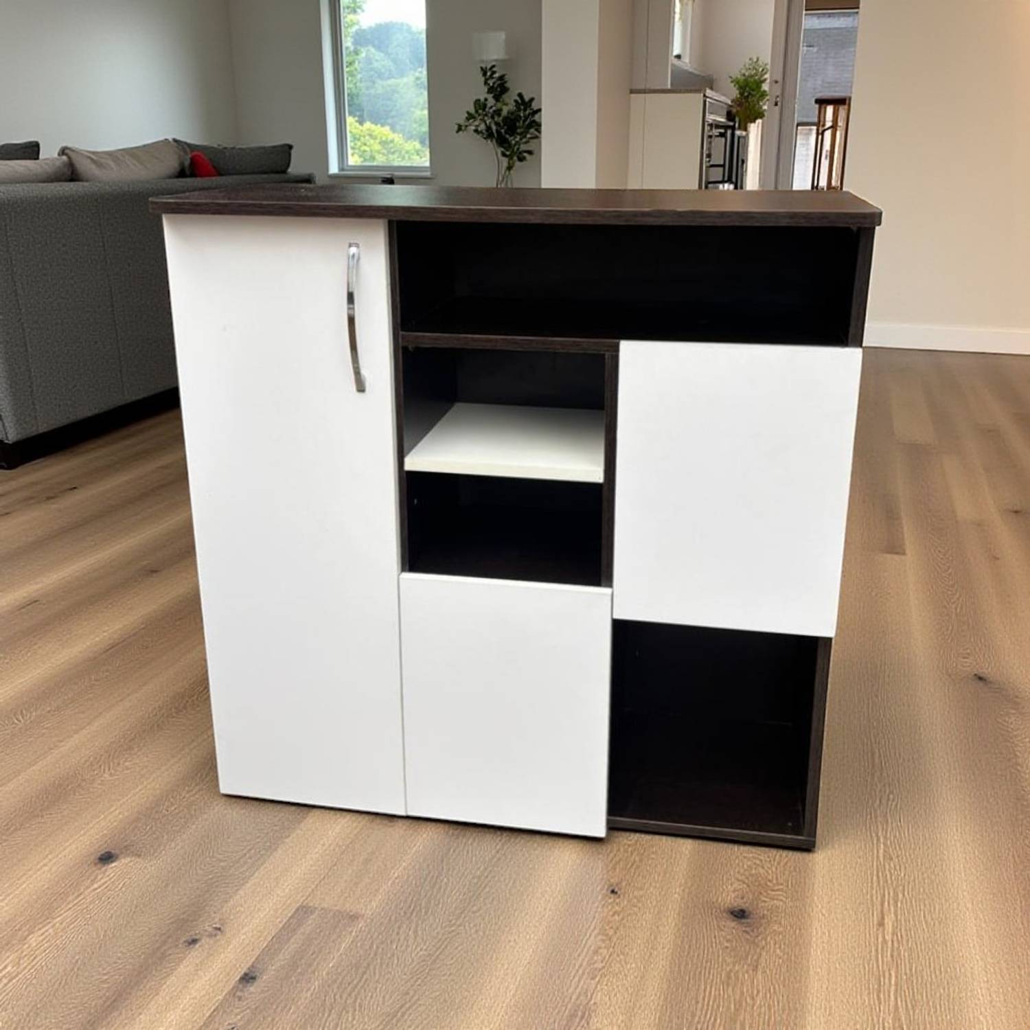 Woodmier Engineered Wood Free Standing Cabinet (Finish Color - Wa