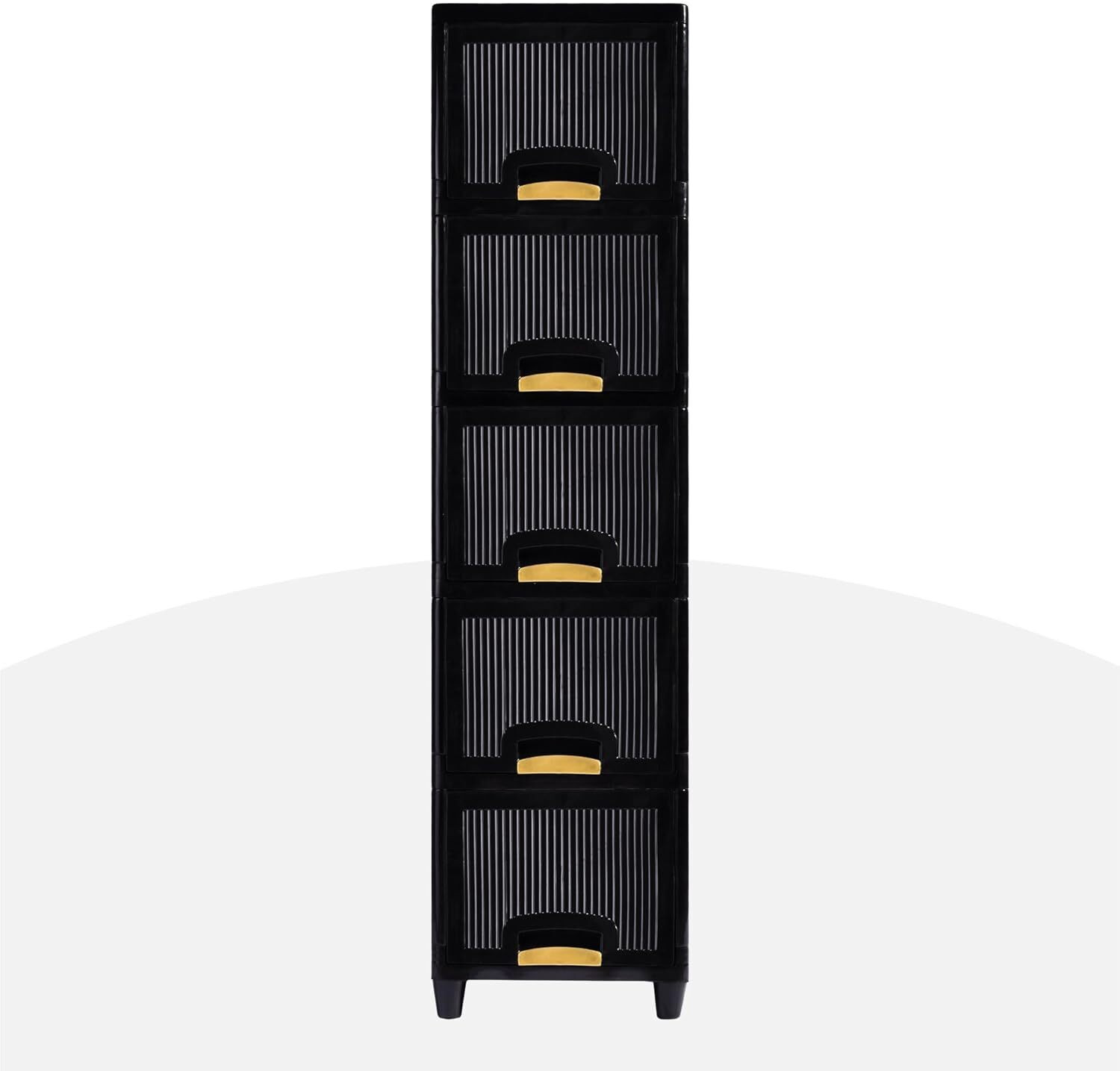 Image of J K INTERNATIONAL 5 Compartments Plastic Chest of Drawers