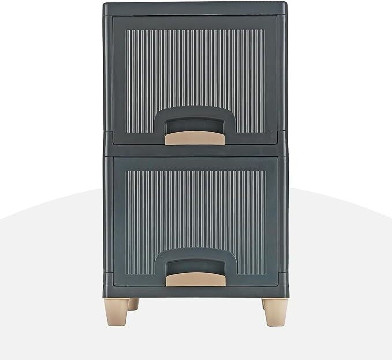 Image of Flipkart SmartBuy Foldable Cabinet Plastic Cupboard For Storage Plastic Modular Drawer Plastic Free Standing Cabinet