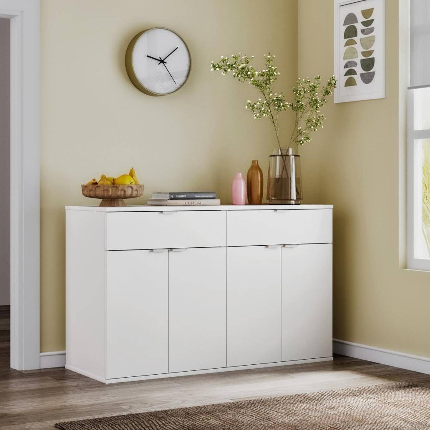 Wakefit Kimani Engineered Wood Free Standing Sideboard (Finish Co