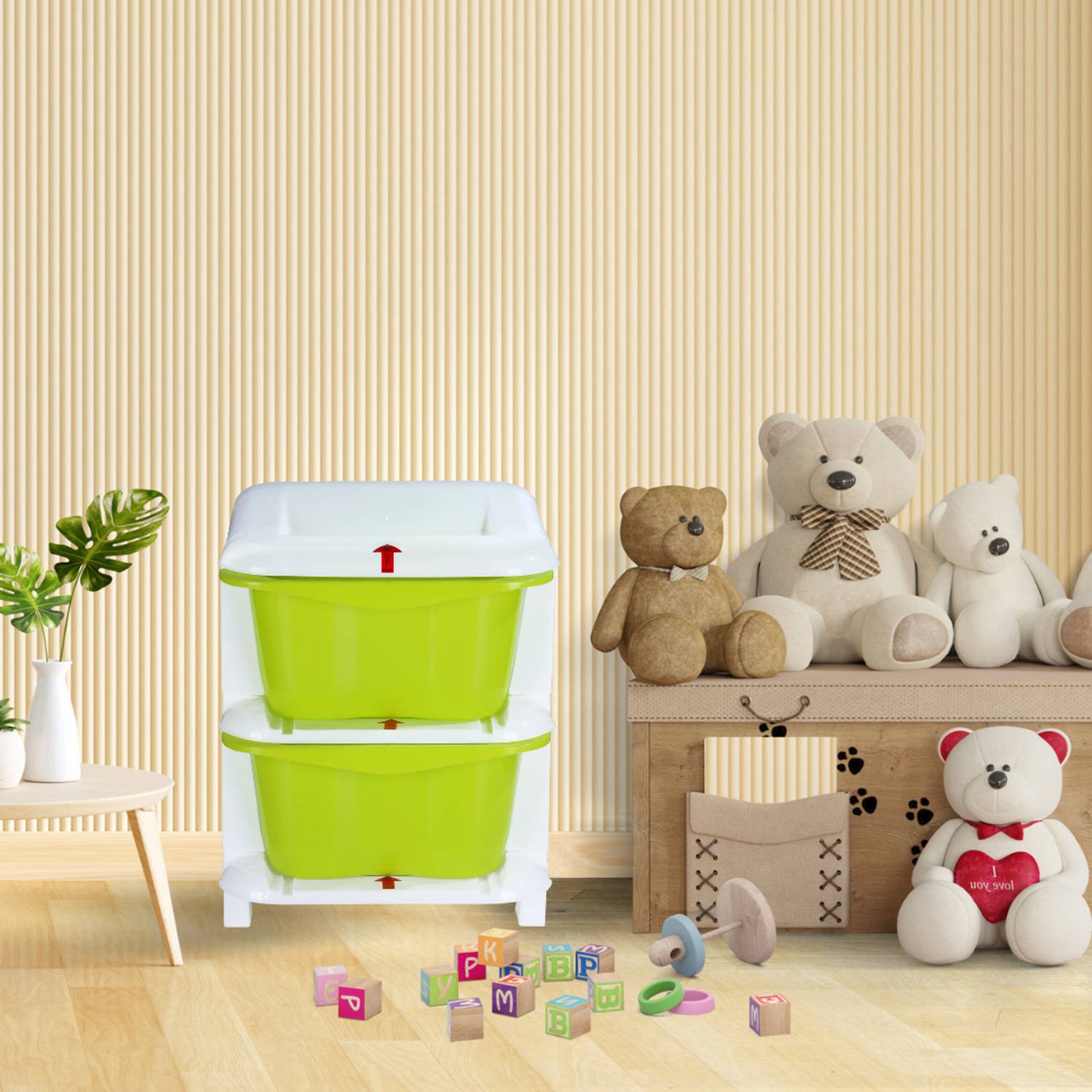 3D METRO SUPER STORE Plastic Modular Drawer for Home, Office, Hospital, Parlor, School, Doctors,Kids Plastic Free Standing Chest of Drawers