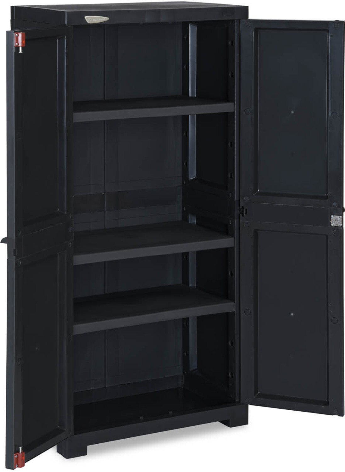 Image of Nilkamal Freedom FMM 3 Shelves Bookshelf|Multipurpose Storage Cabinet & Book Rack| Plastic Close Book Shelf