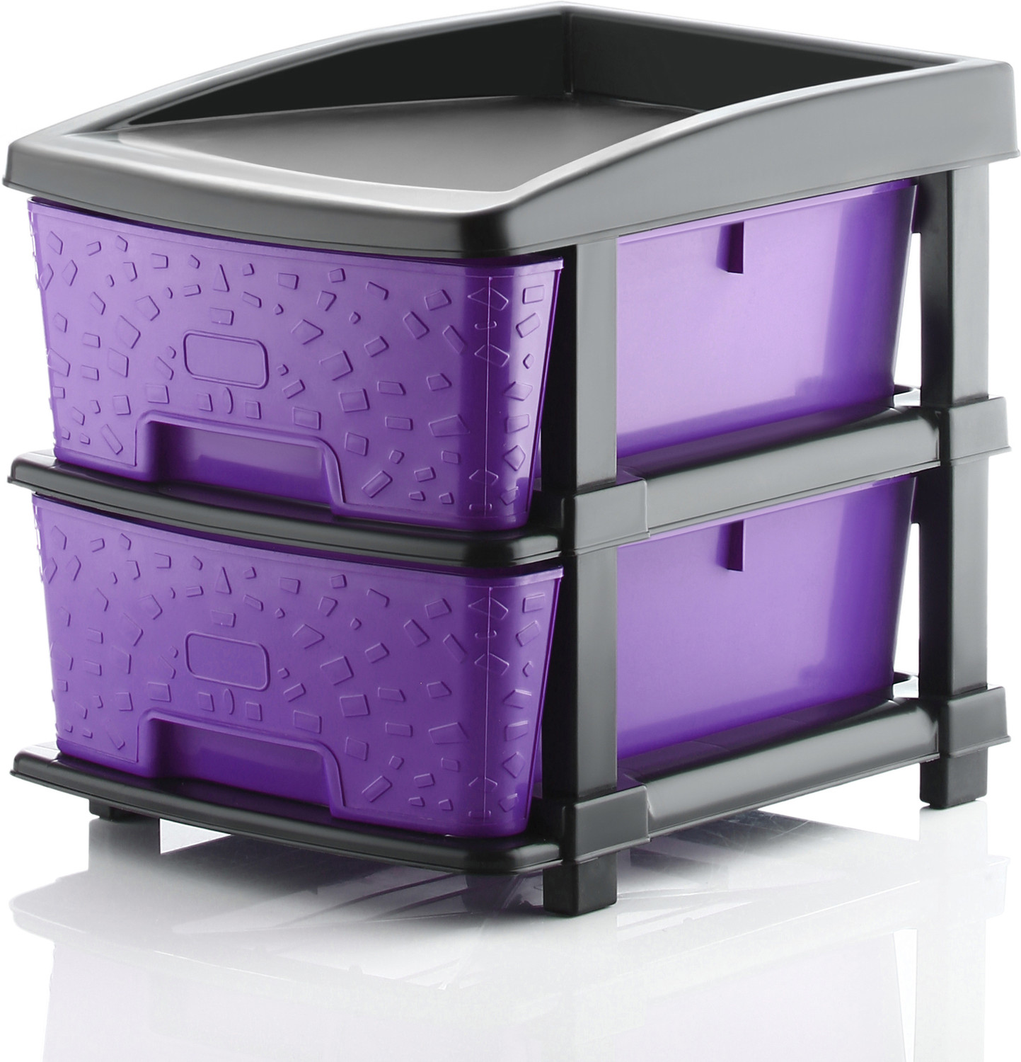 Image of KAVIRA STONE 2XL PURPLE Plastic Free Standing Chest of Drawers