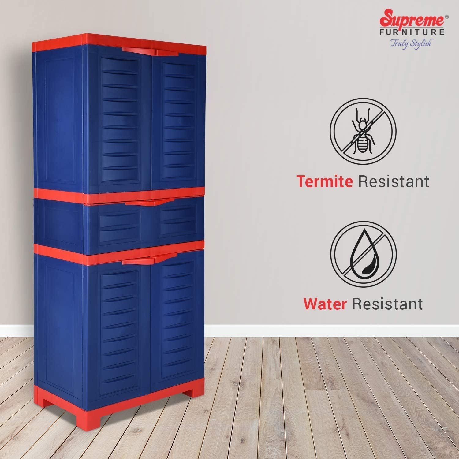 Image of Supreme Fusion Plastic Free Standing Cabinet