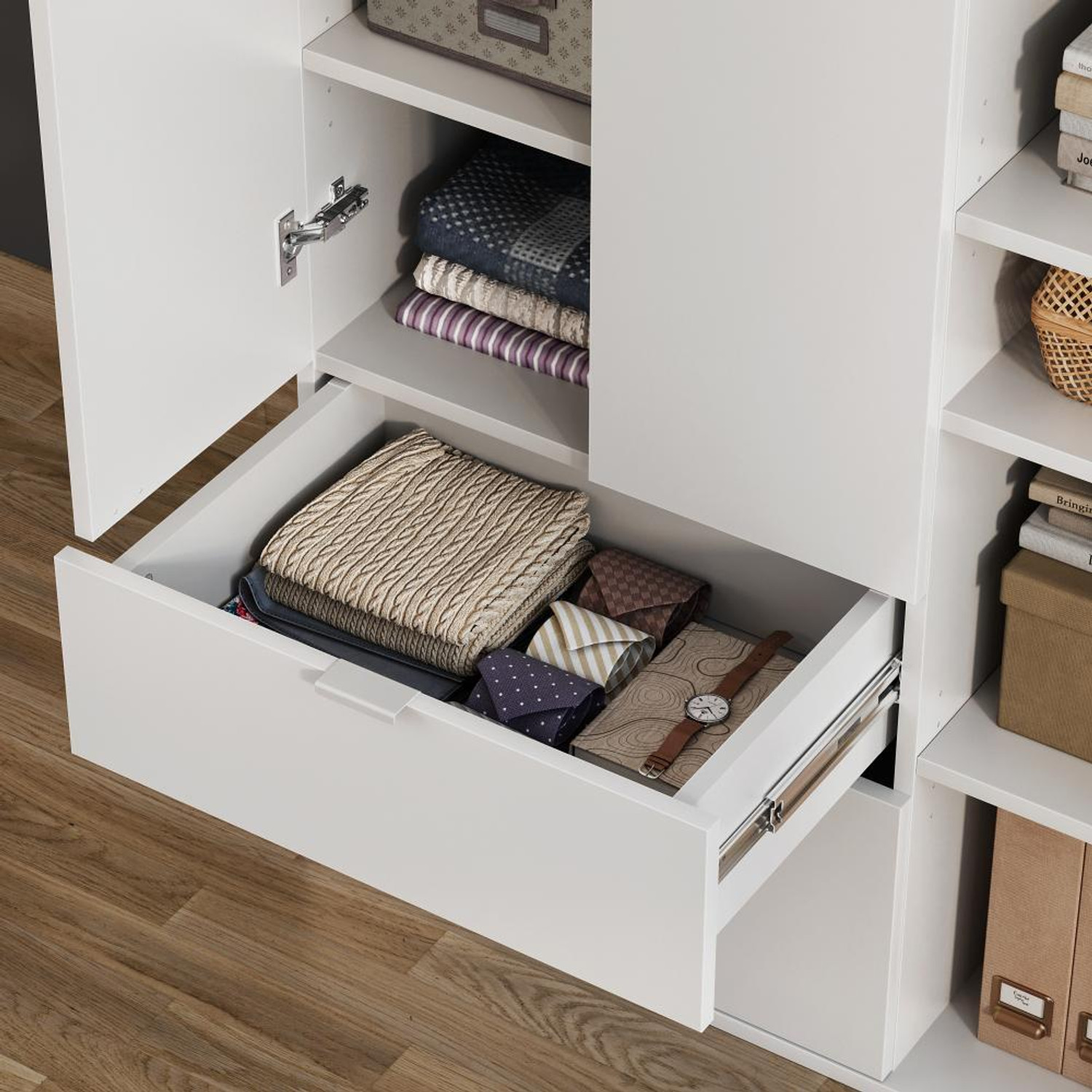 Image of Wakefit Patten Engineered Wood Free Standing Cabinet