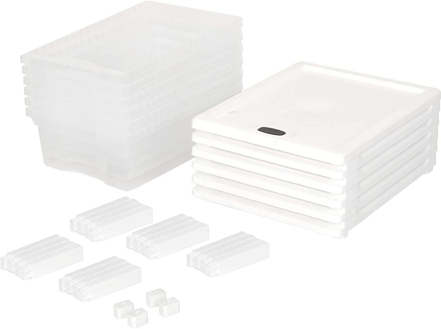 Image of Cutting EDGE Small Modular Drawer Set for Office, Hospital, Parlour, School, Doctors, & Home Plastic Free Standing Chest of Drawers