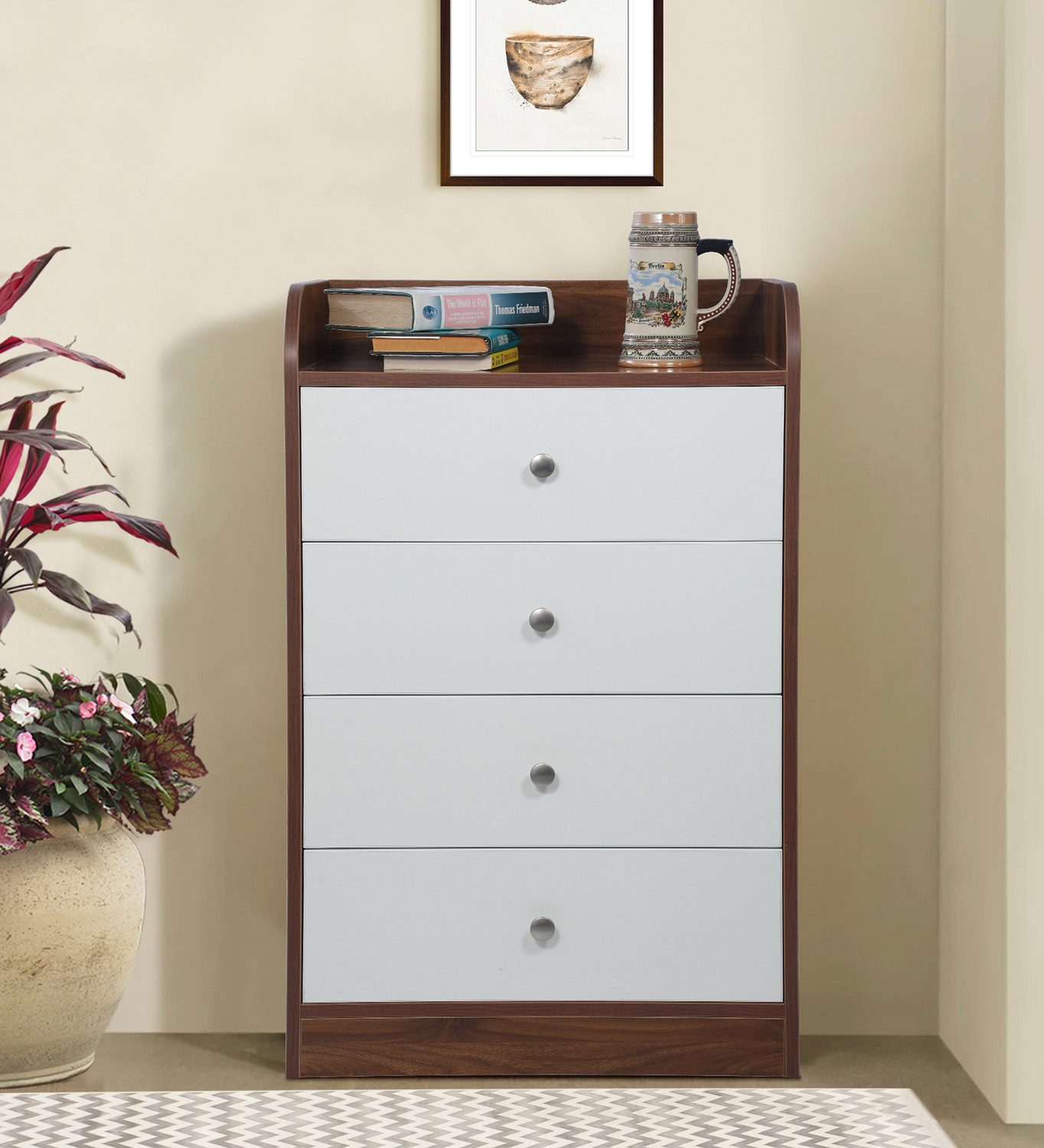 Image of GUDSMITH Engineered Wood Free Standing Chest of Drawers