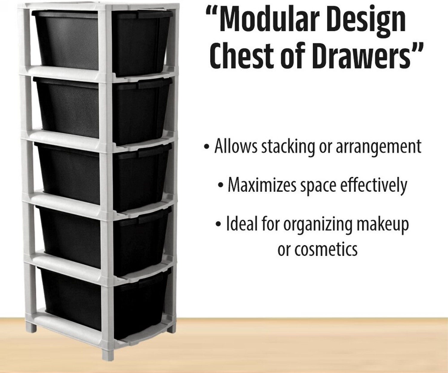 Image of MAXTID 5 Compartments Plastic PP