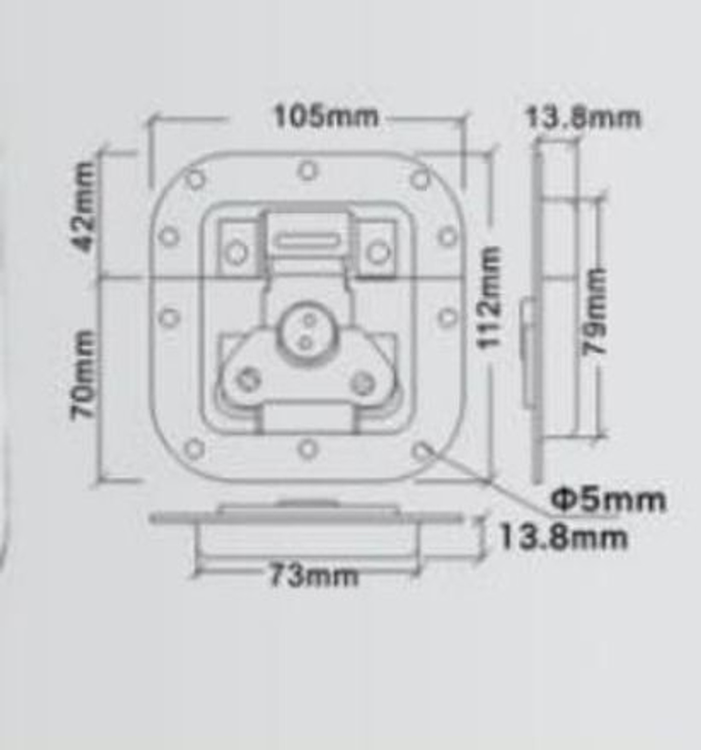 Image of Syncraft SH-L007 /4 Stealthlock Keyless Locking System