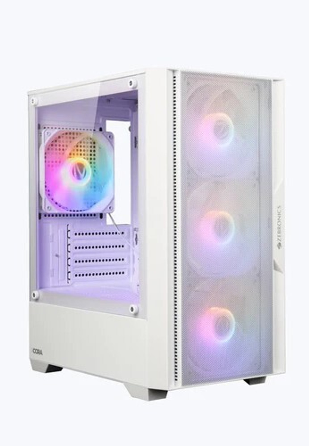 Image of ZEBRONICS ZEB-CORA CABINET GAMING Cabinet with USB 2.0 and USB 3.0 Ports Compatible with Gaming Console