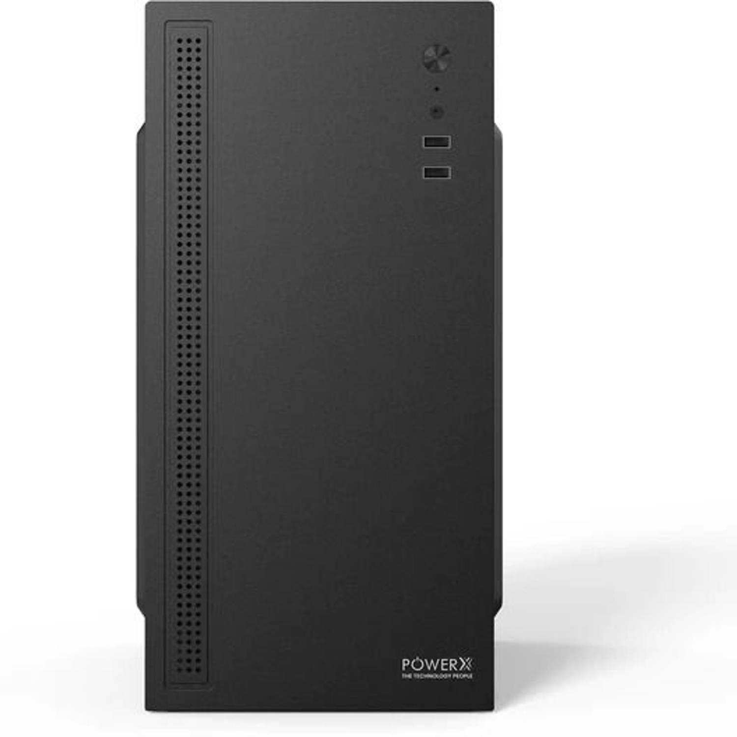 powerx CABINET WITH SMPS Full Metal Body Mid Tower Cabinet with