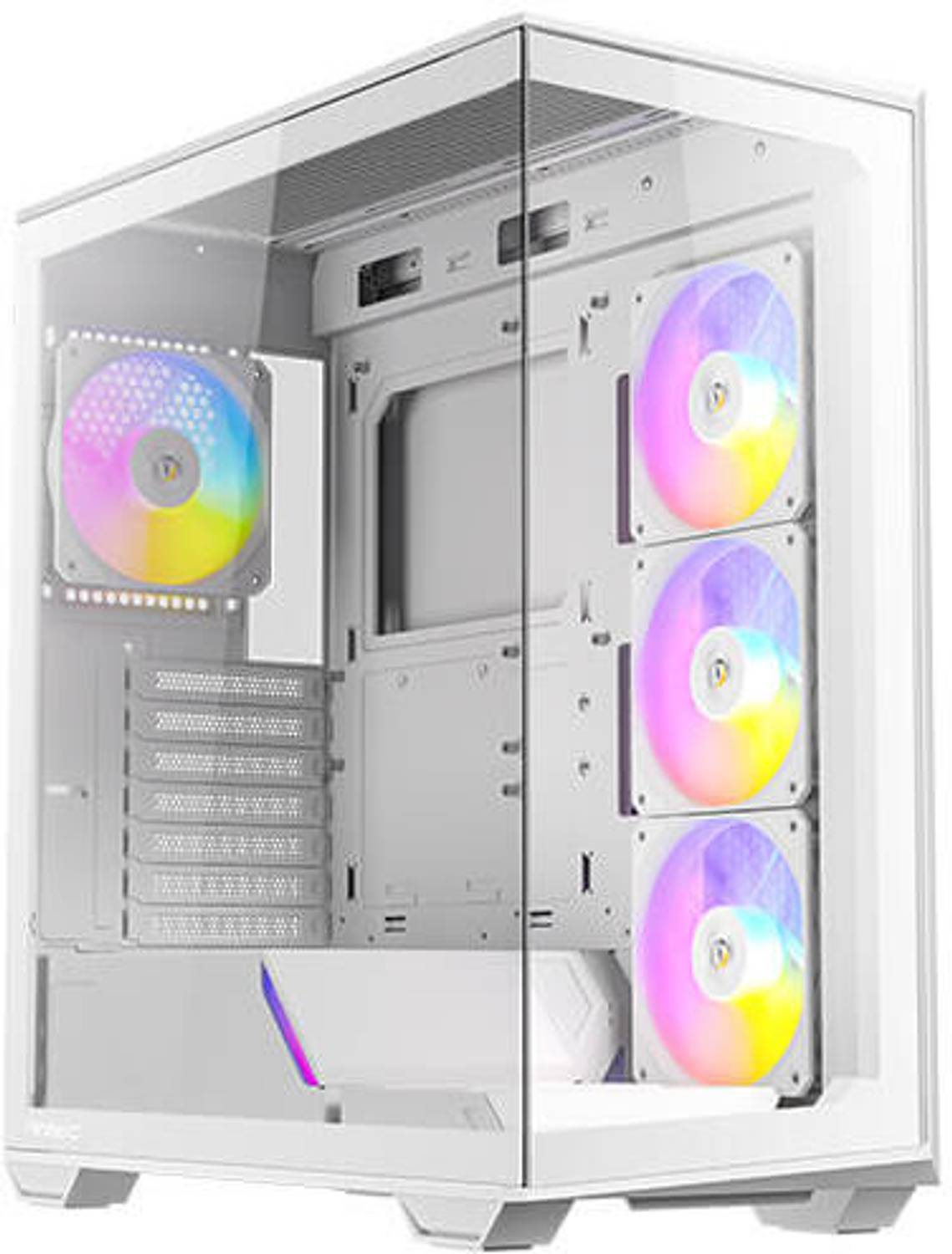 Antec C3-ARGB-White Mid Tower Cabinet with USB 2.0 and USB 3.0 Po