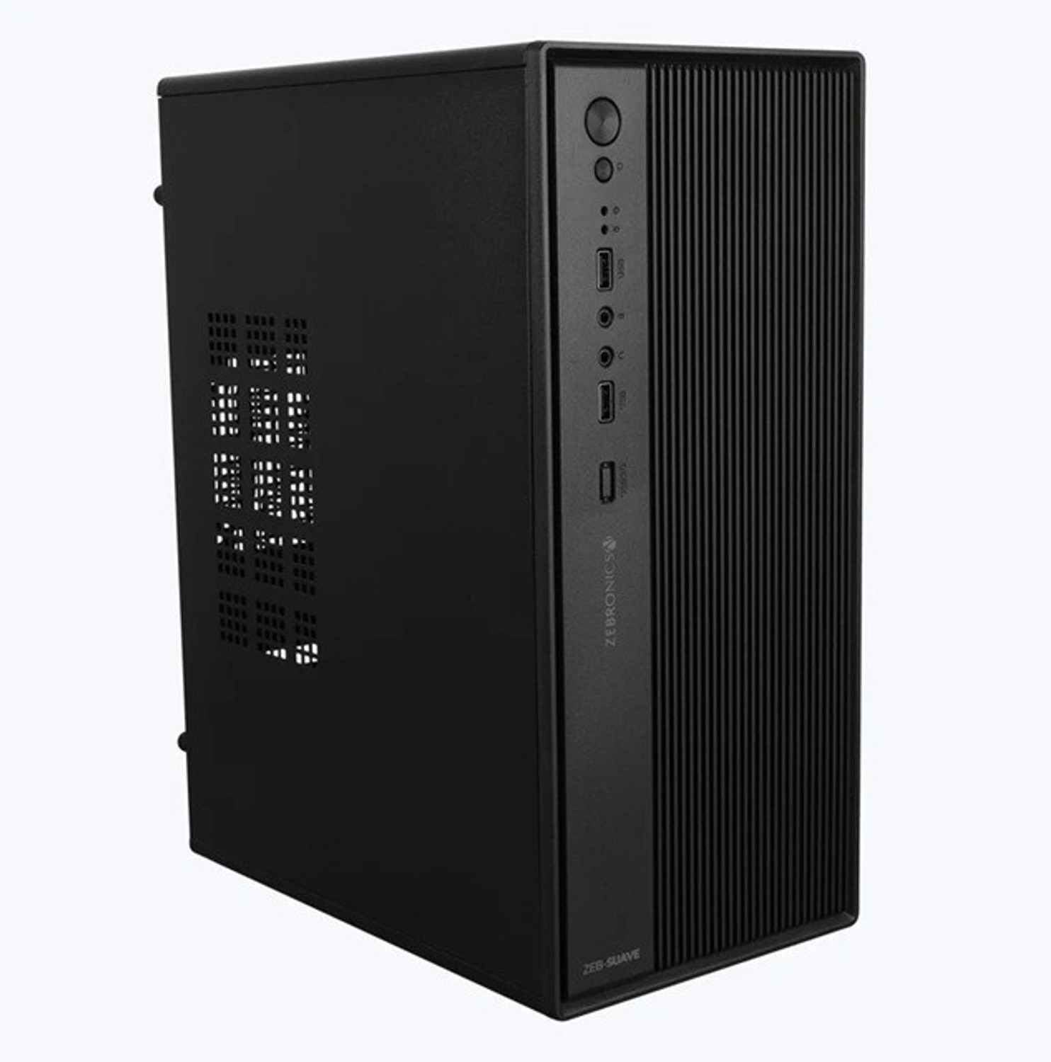 Image of ZEBRONICS Cabinet WithOut Smps Mid Tower Cabinet with USB 2.0 and USB 3.0 Ports Compatible with Computer