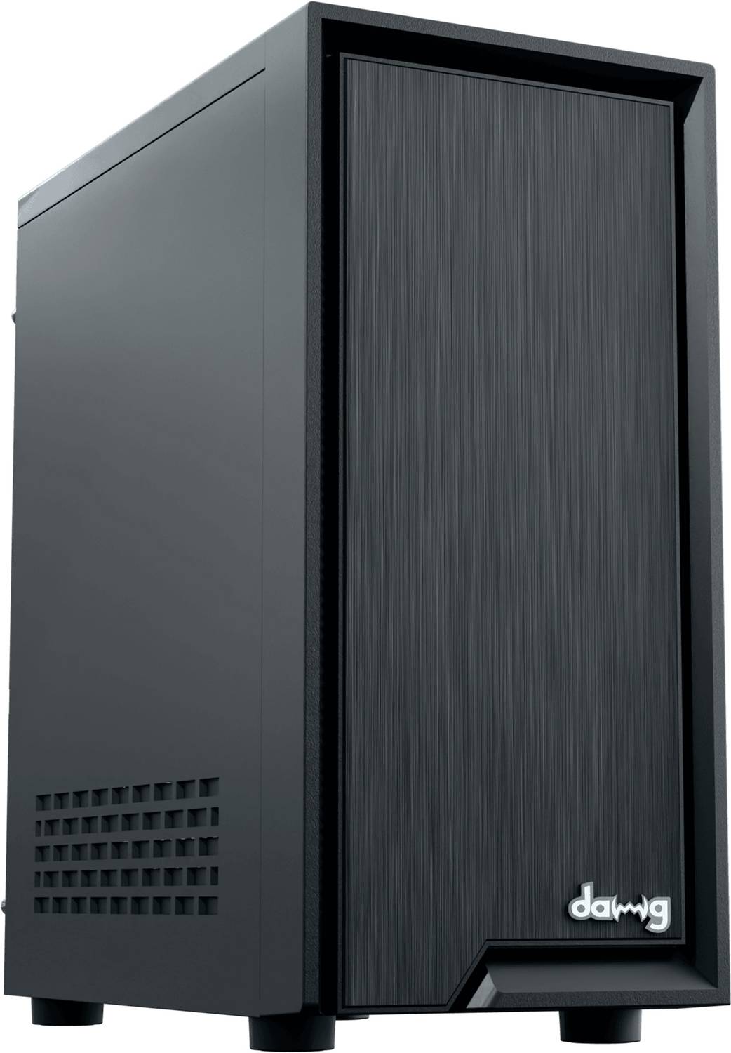 daWg V 210 (Black) Mid Tower Cabinet with USB 2.0 and USB 3.0 Por