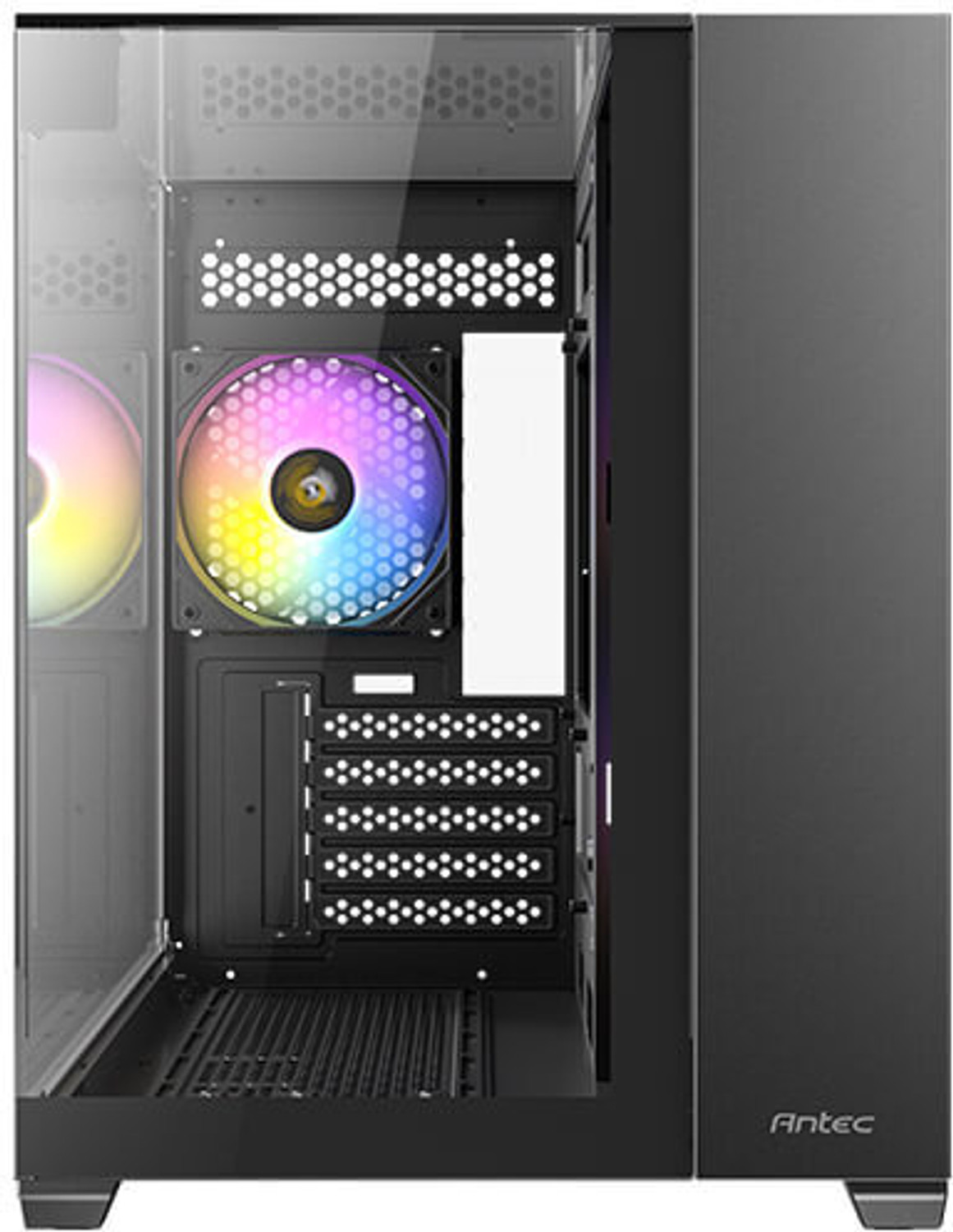 Image of Antec CX600M-TRIO-ARGB-B Mid-Tower Cabinet with USB 2.0 and USB 3.0 Ports Compatible with Computer