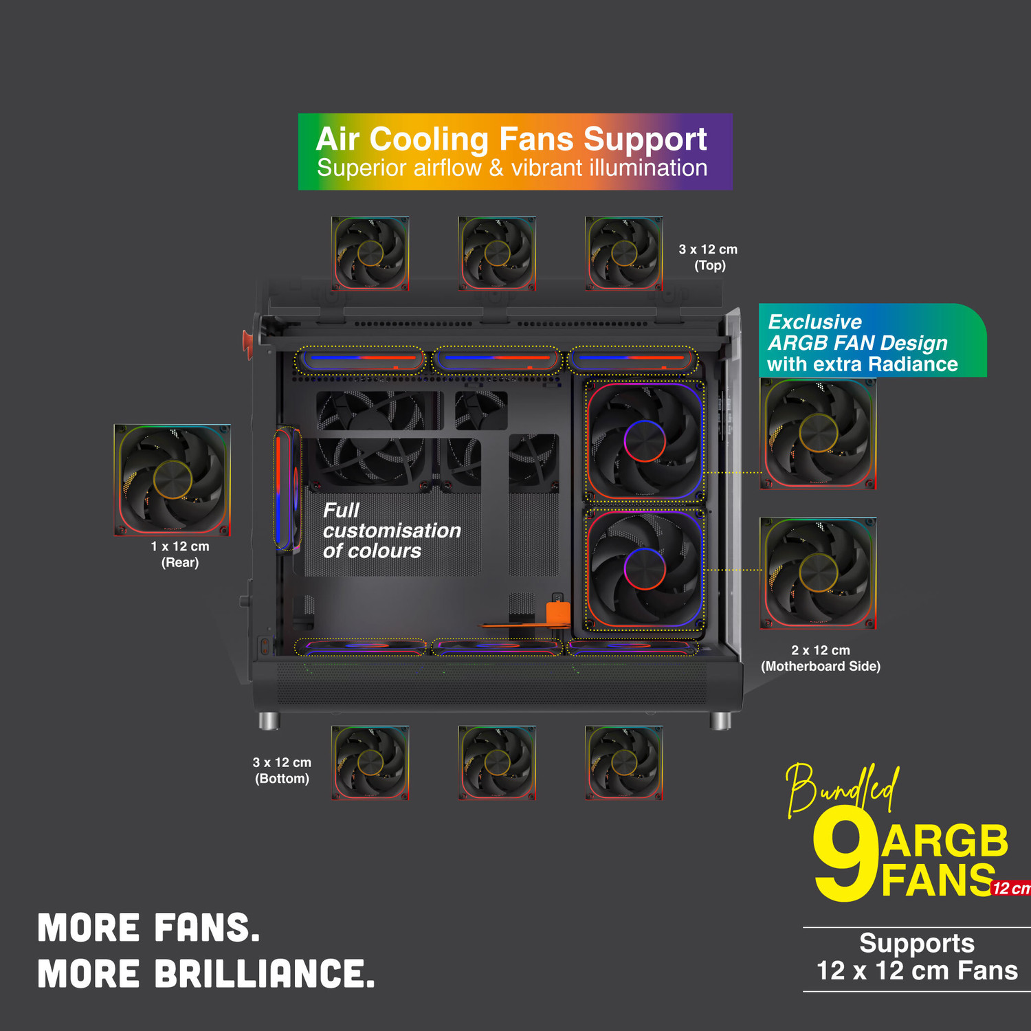 Image of FINGERS QuikFINGERS Wings Micro-ATX Cabinet with USB 2.0 and USB 3.0 Ports Compatible with Computer