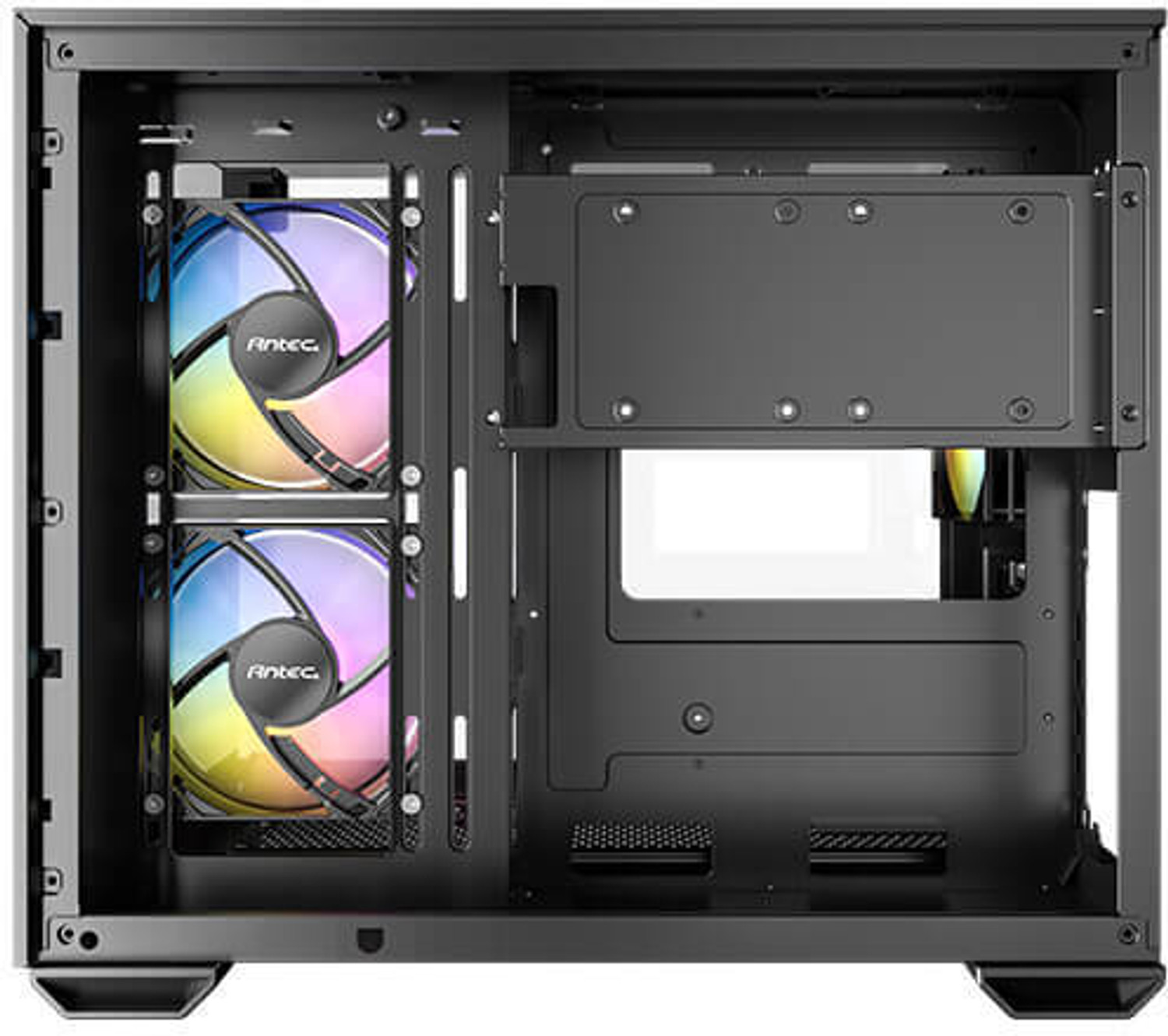 Image of Antec CX600M-TRIO-ARGB-B Mid-Tower Cabinet with USB 2.0 and USB 3.0 Ports Compatible with Computer