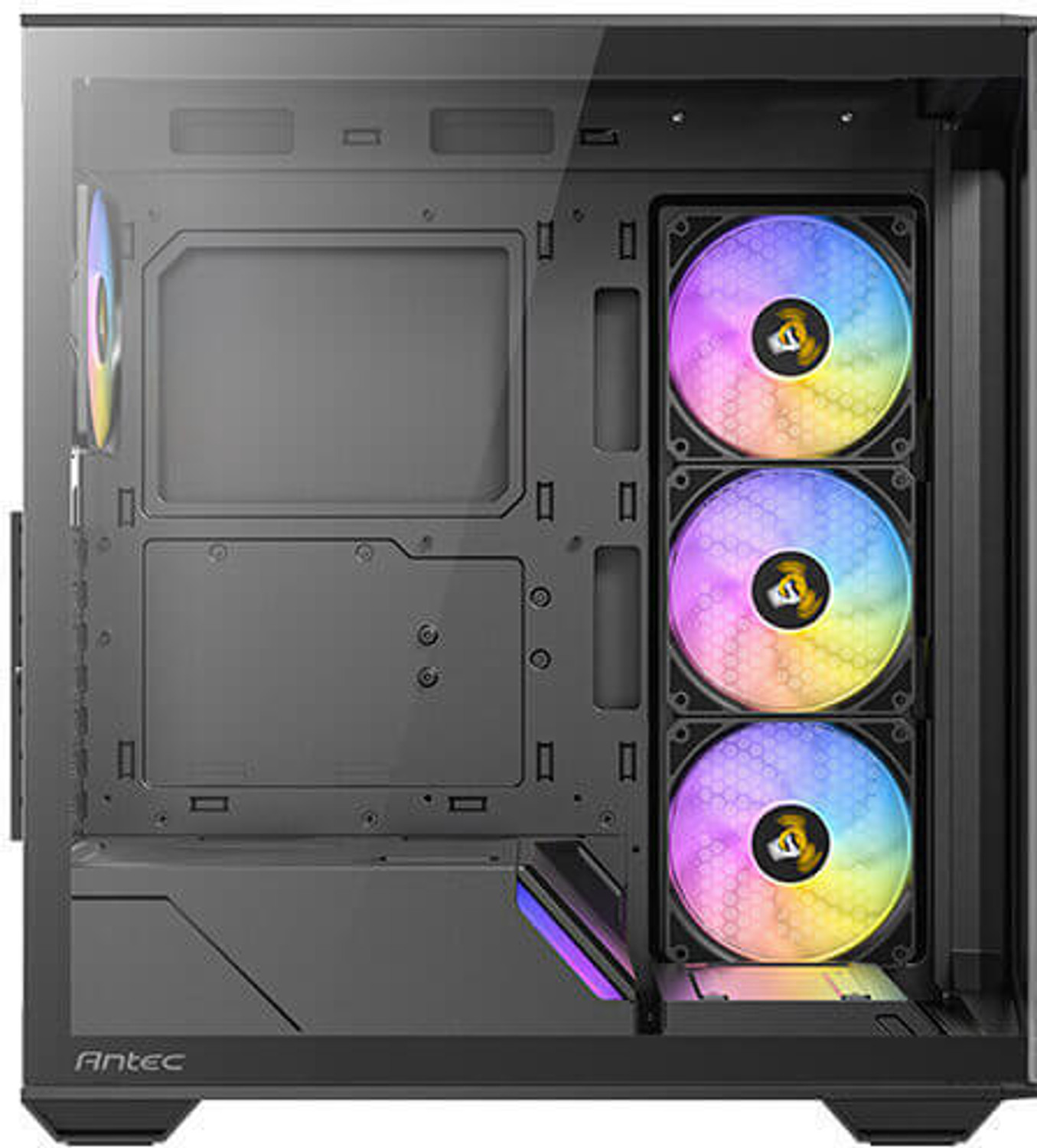 Image of Antec C3-ARGB Mid Tower Cabinet with USB 2.0 and USB 3.0 Ports Compatible with Computer