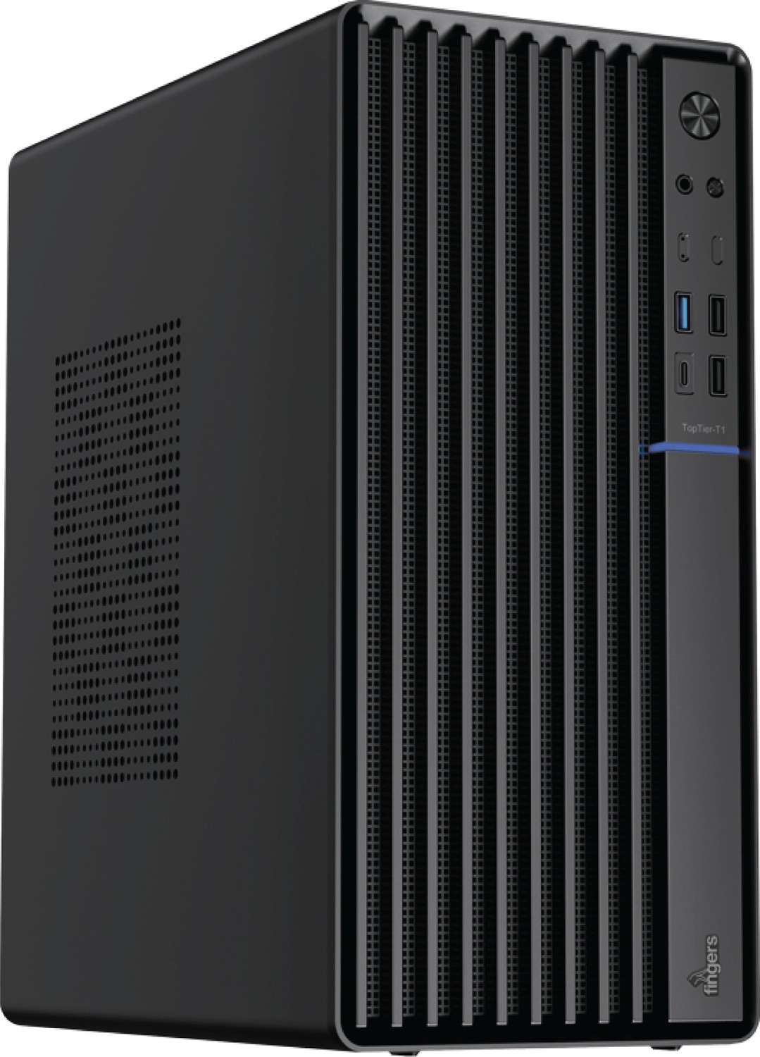 Image of FINGERS TopTier-T1 Micro ATX Cabinet with USB 2.0 and USB 3.0 Ports Compatible with Computer