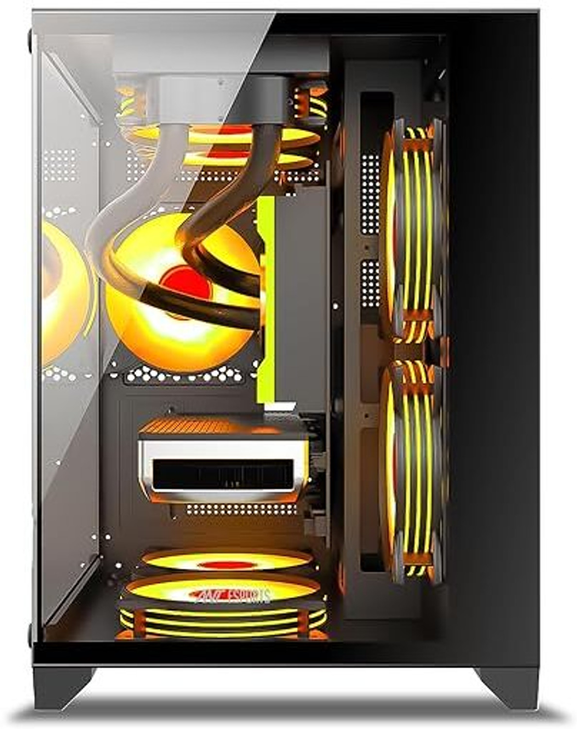 Image of Ant Esports CRYSTAL Z2 Cabinet Cabinet with USB 2.0 and USB 3.0 Ports Compatible with Computer
