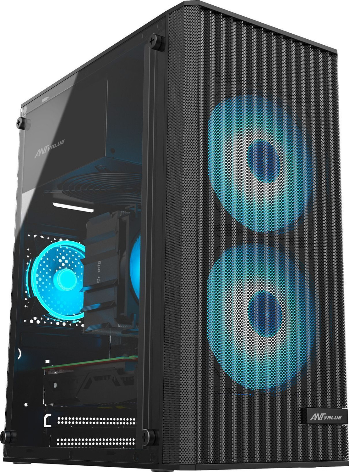 Image of rionix Ant Value VM10 Gaming Cabinet with USB 2.0 and USB 3.0 Ports Compatible with Computer