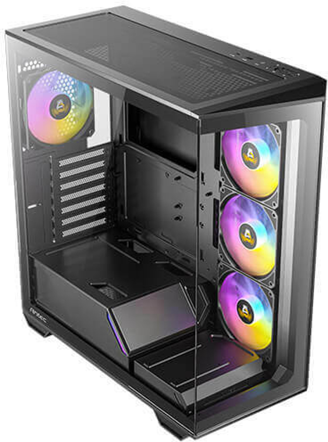 Image of Antec C3-ARGB Mid Tower Cabinet with USB 2.0 and USB 3.0 Ports Compatible with Computer