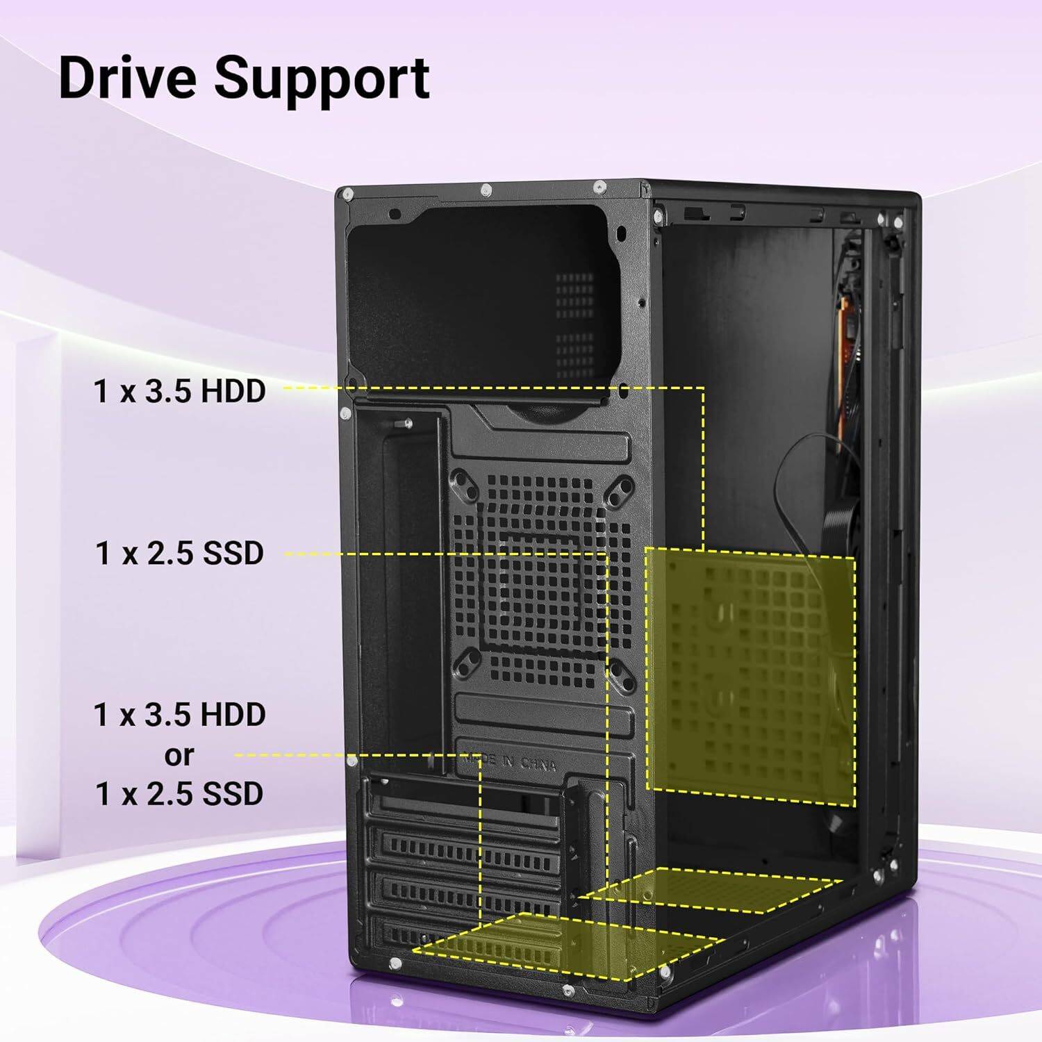 ZEBRONICS Mini Tower Cabinet with USB 2.0 and 3.0 - Image 3