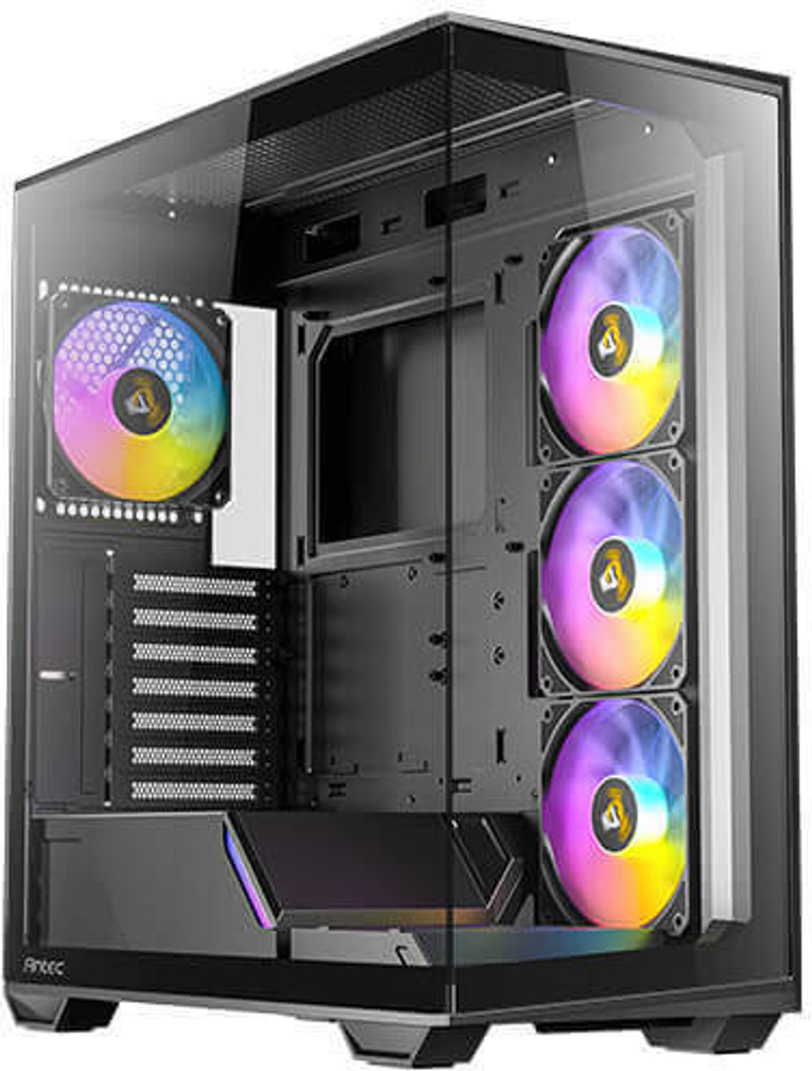 Image of Antec C3-ARGB Mid Tower Cabinet with USB 2.0 and USB 3.0 Ports Compatible with Computer