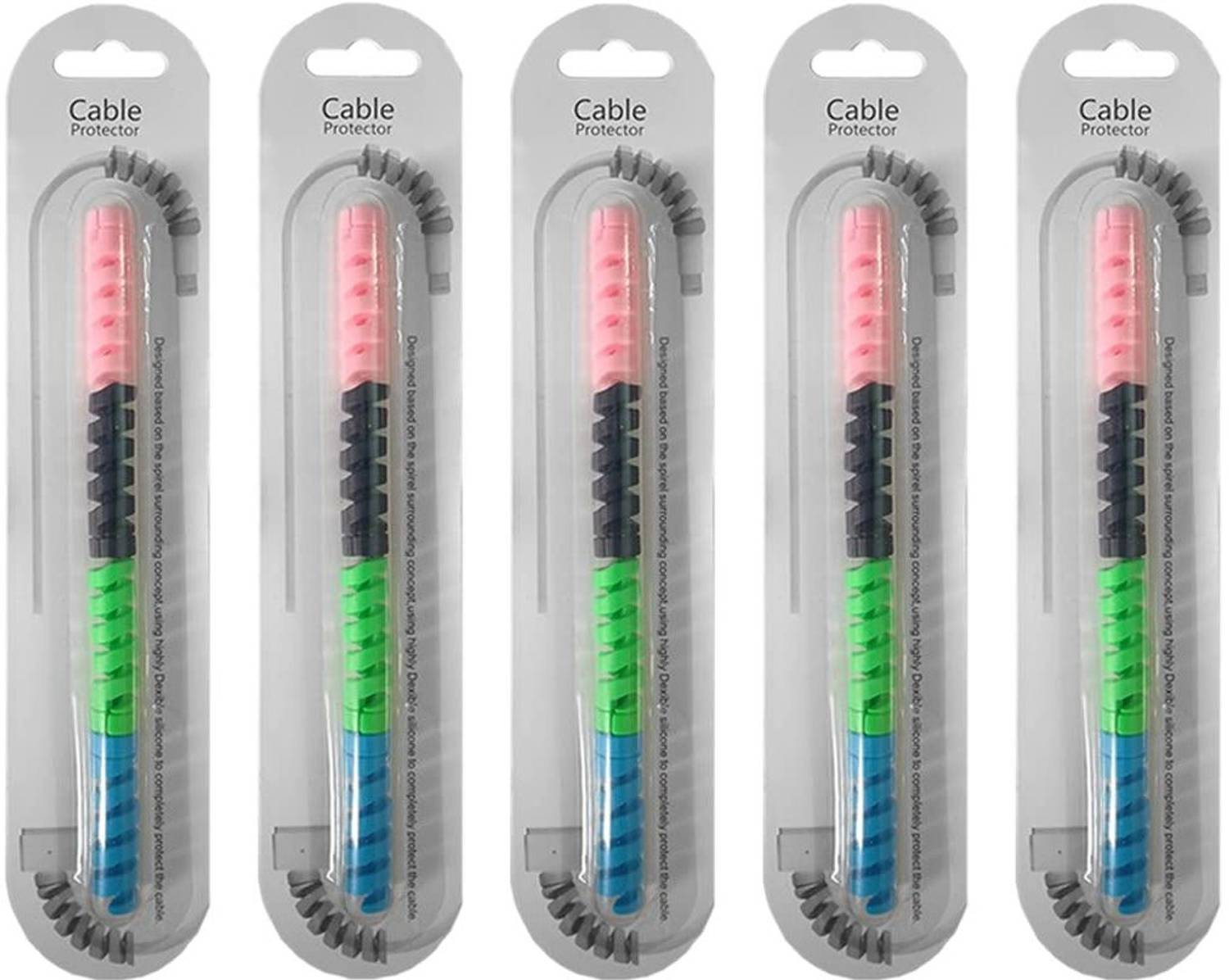 Buyer Choice Spiral cable Protector covers for charger, earphone, headphone Cable Protector