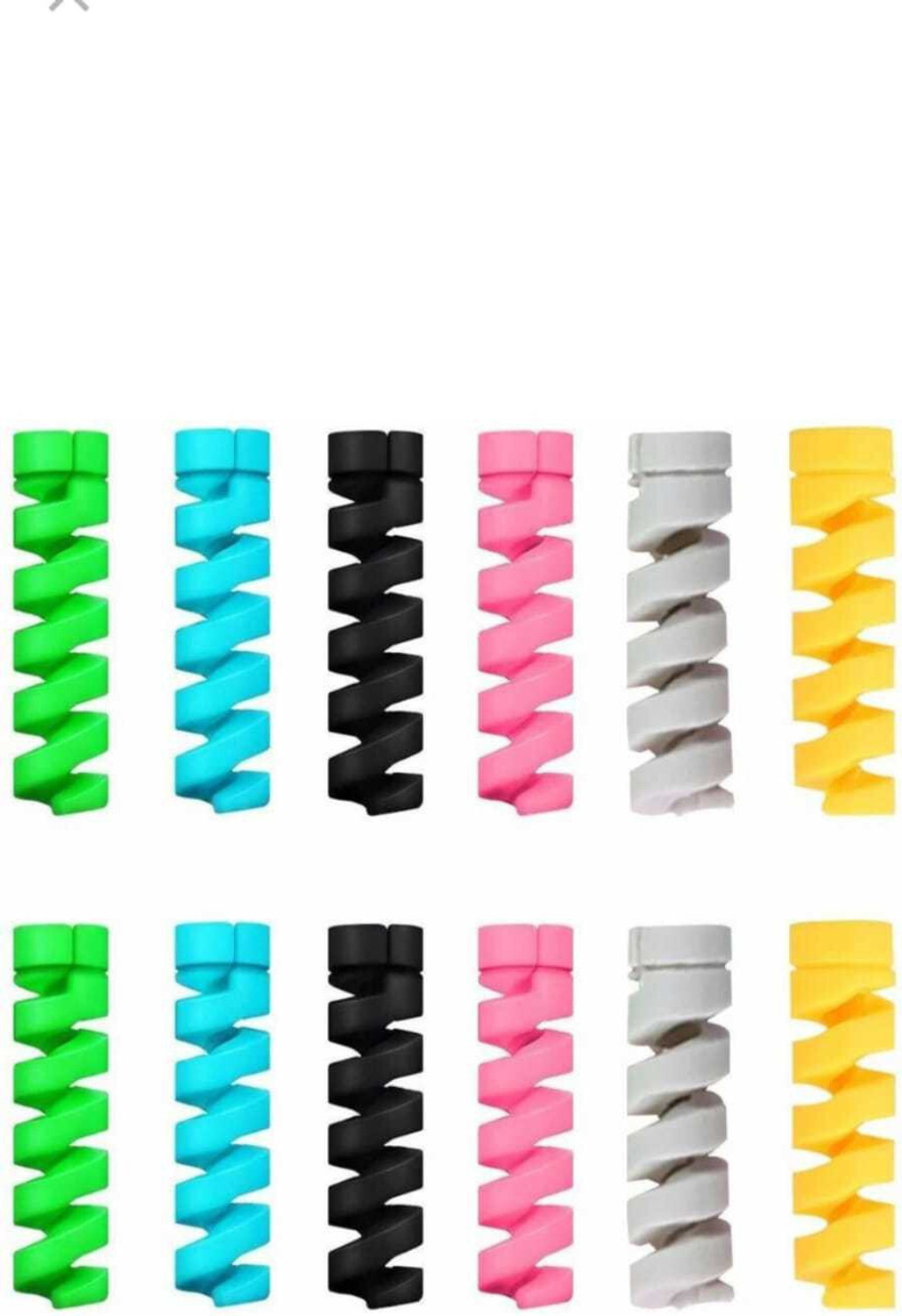 Image of RFP 12 Pieces Mobile Charging Cables & Earphones Wire Protector Cable Protector