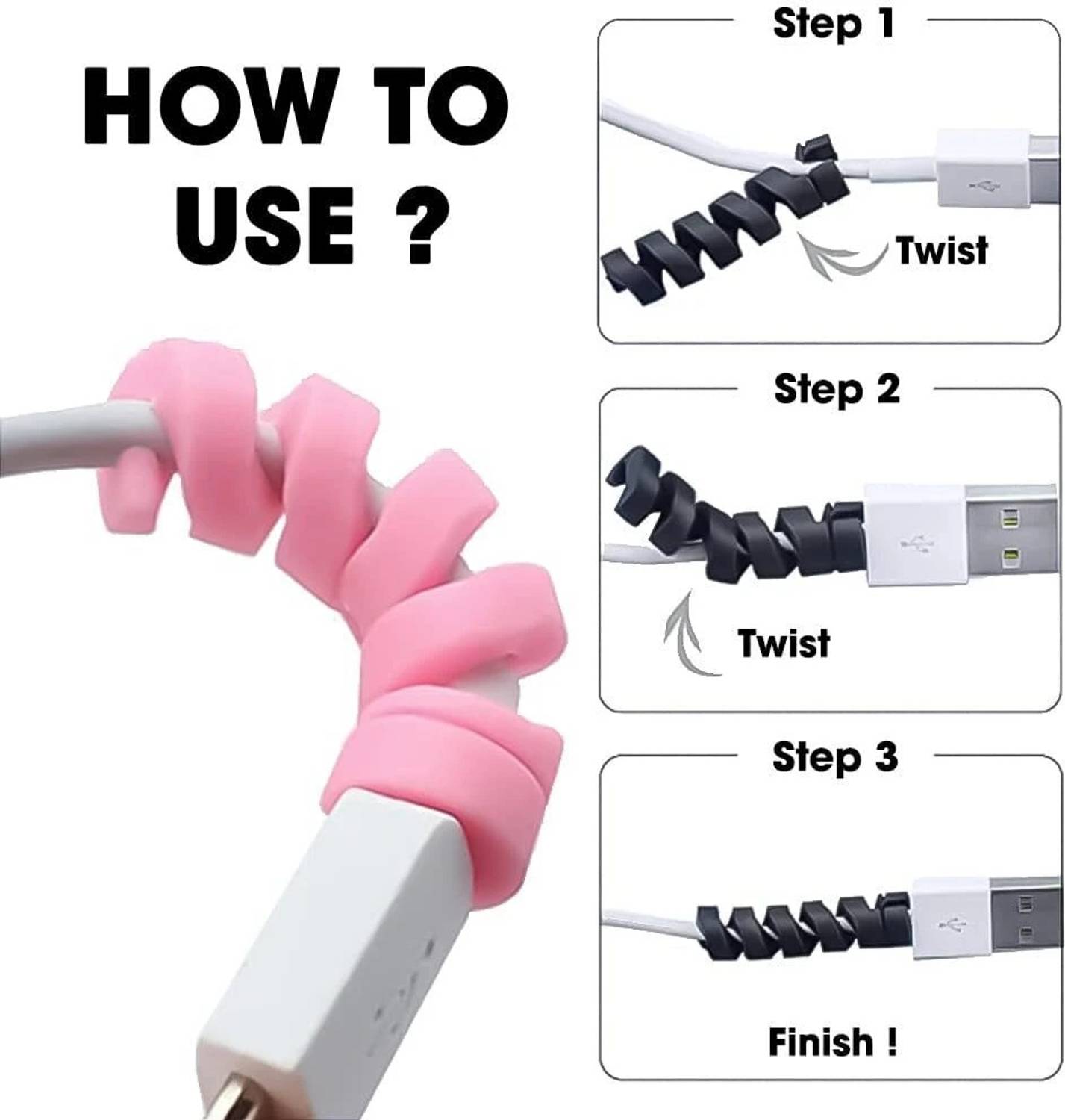 RoarX 24 Pcs Cable Protectors 24 Pieces - Image 2