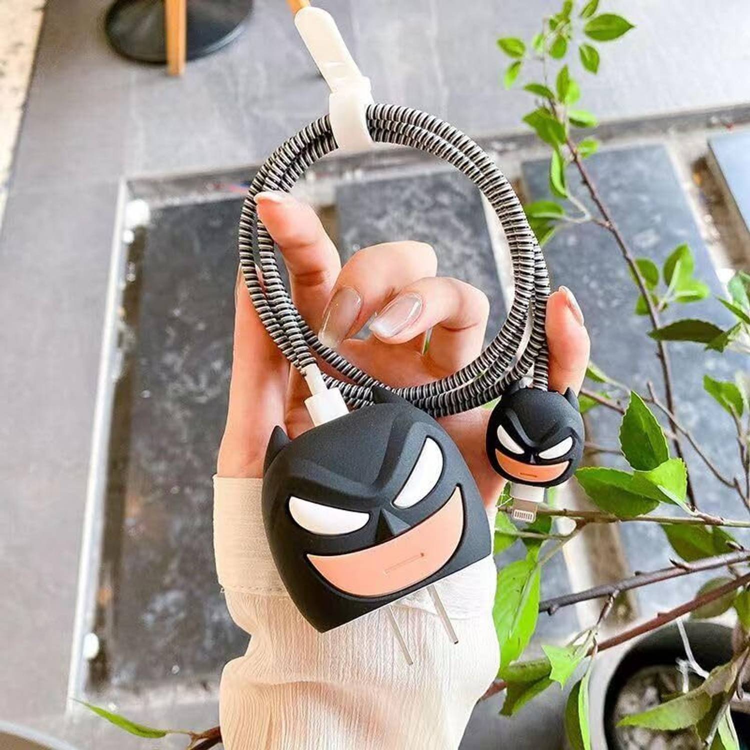 AUDICE Silicone Press Stud Headphone Pouch For Samsung Charger Cover 25W