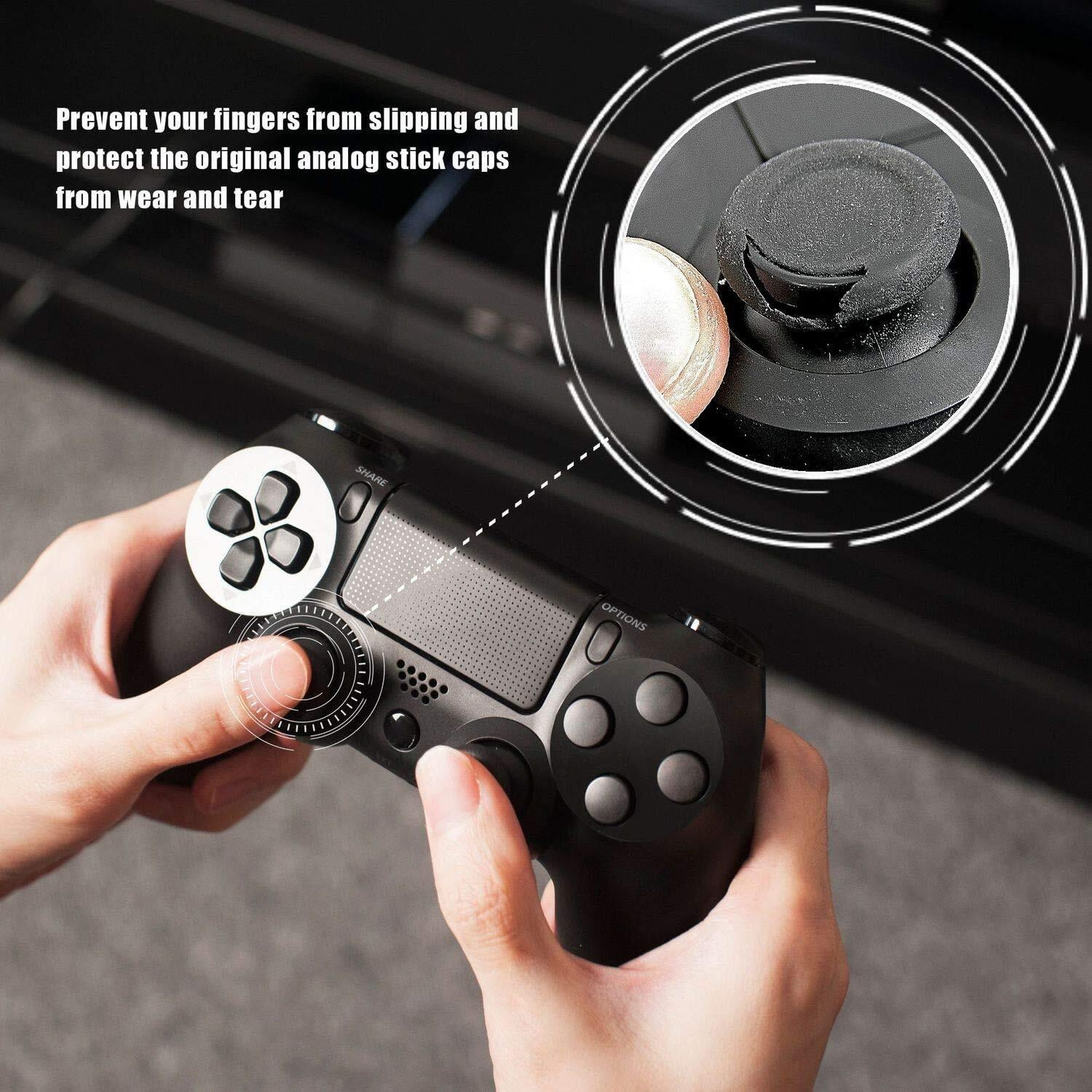 Image of OIVO INDIA 20Pcs Silicone Thumb Grip Stick Joystick Replacement Caps Compatible with PS5 Gaming Accessory Kit