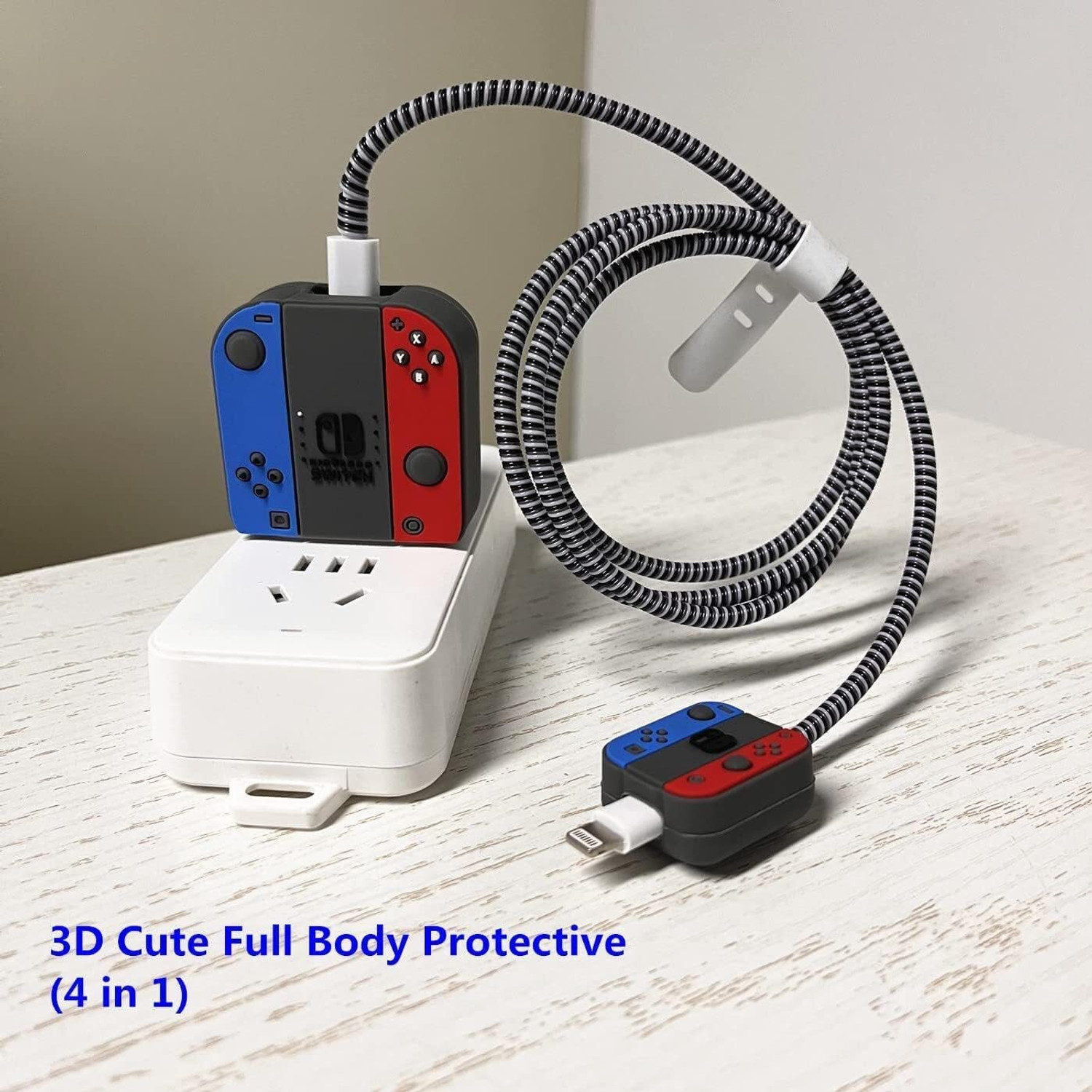 Image of Redclip APPLE iPHONE 18W /20W Charger /Adaptor /Dock Protection Cover Nintendo Switch Cable Protector