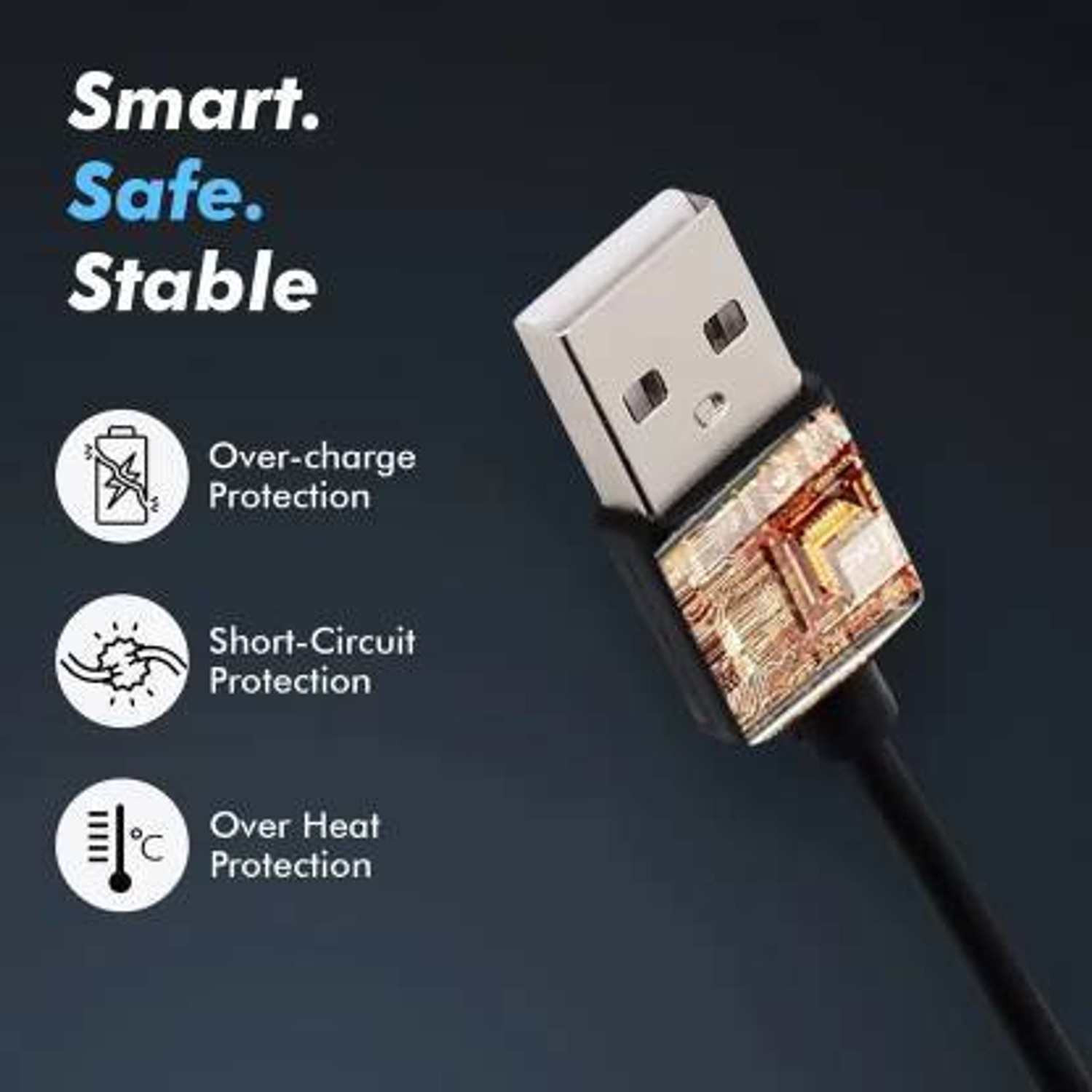 Image of PazerPro Magnetic Charging Cable 0.6 m Fastrack Revoltt FS1 SmartWatch