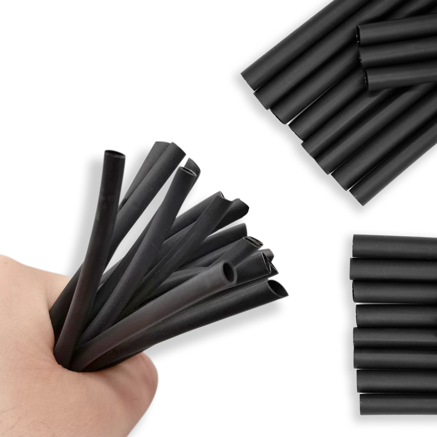 Image of JUKR 4 mm 10 Meter Polyolefin Tubes Projects Electrical Wire Repair Wire Joint Sleeve Heat Shrink Cable Sleeve