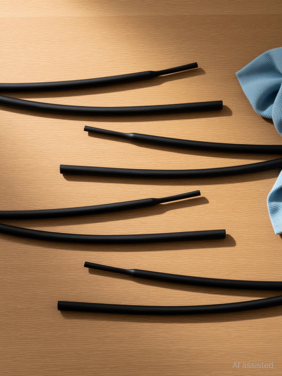 Image of JUKR 2 mm 10 MTR Polyolefin Tubes Projects Electrical Wire Joint Cable Repair Tube Heat Shrink Cable Sleeve