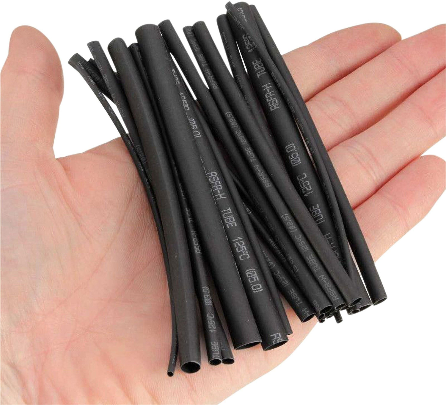 Image of JUKR 5 mm 10 MTR Polyolefin Tubes Projects Wire Covering Repair Tube Charger Cables Heat Shrink Cable Sleeve